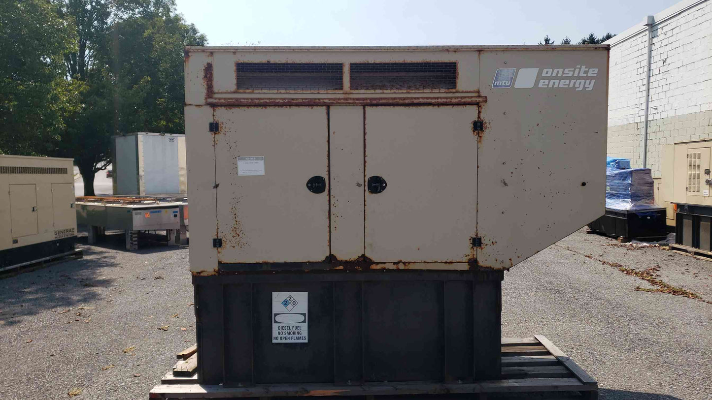 60KW Onsite MTU Diesel Generator 1&3PH 1132Hrs D60FGJ6T3 TESTED(104137)