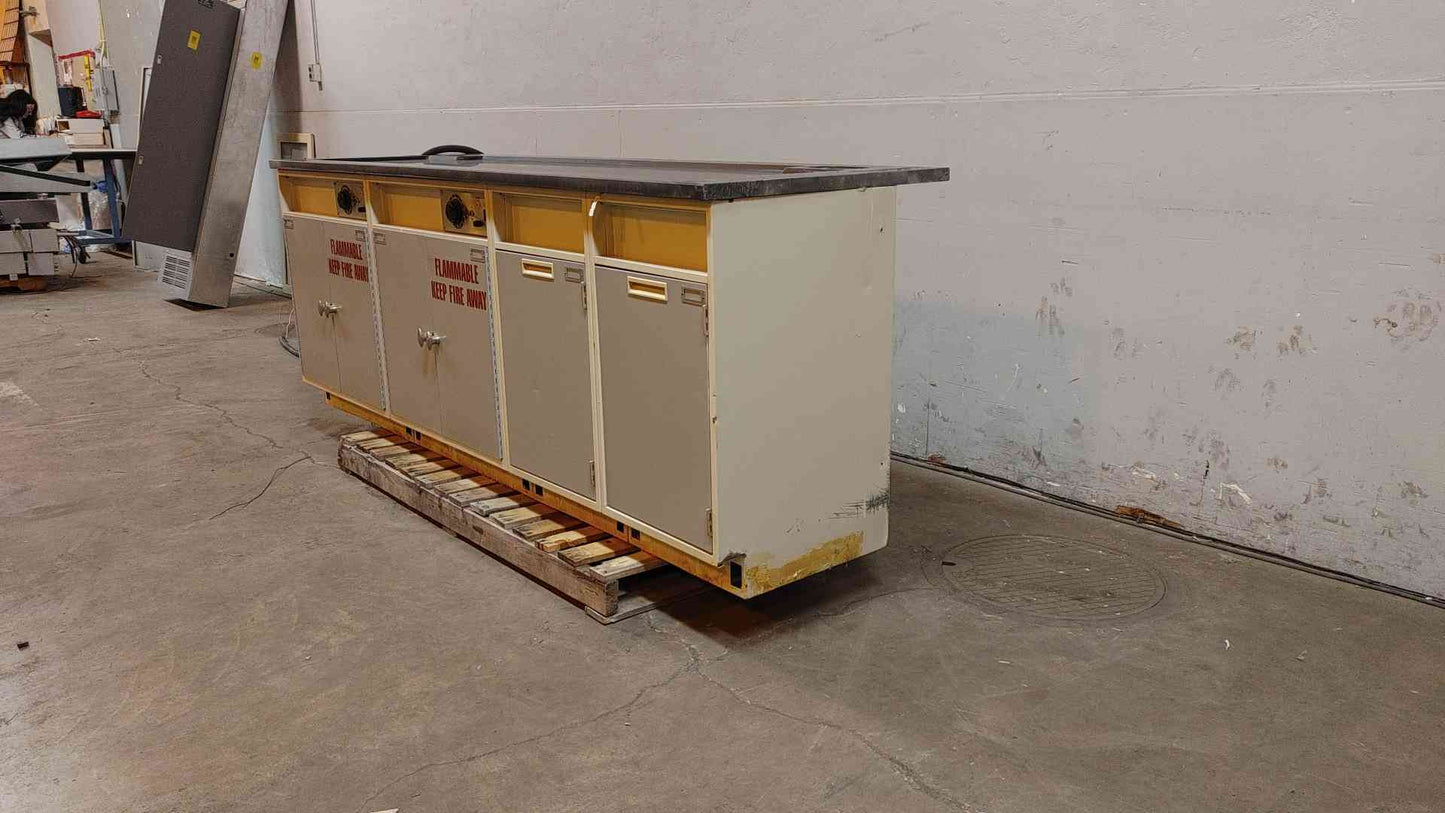 8' Fisher Hamilton Flammable Liquid Storage Cabinet W/ 2 Dials 950S778(104171)