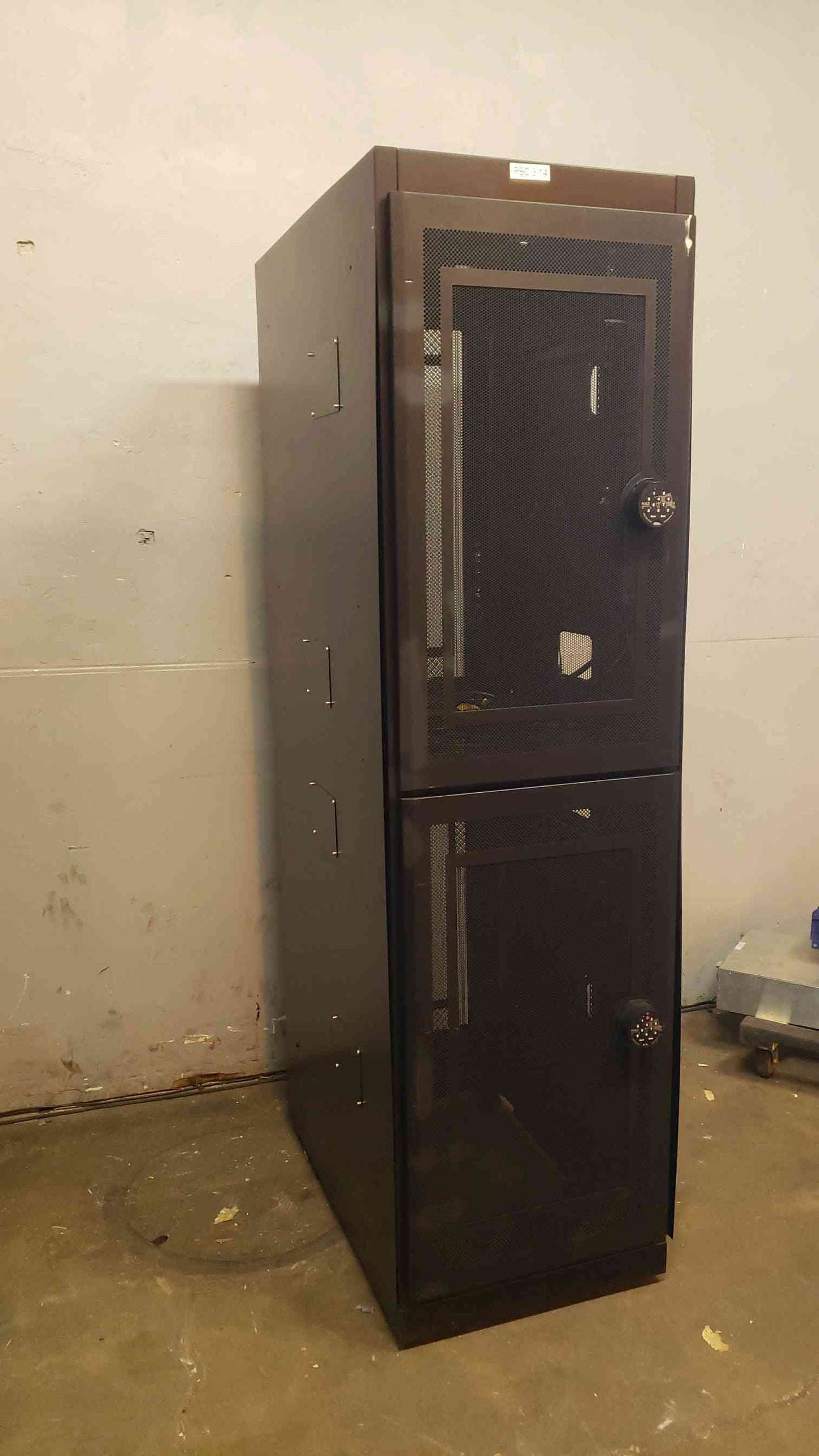 APW Fully Enclosed 2 Compartment Colo Server Rack Tiered(104242)