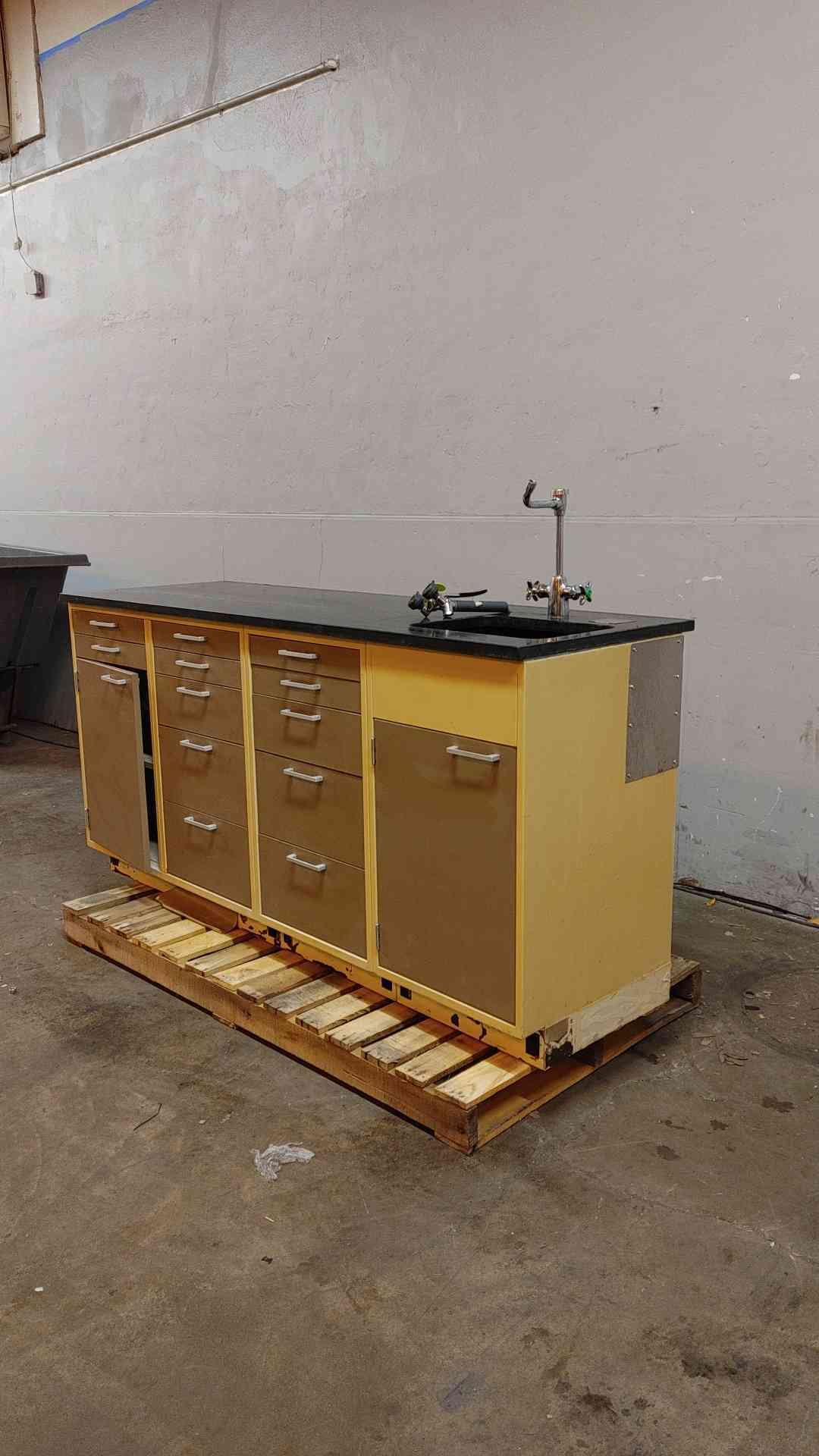 6' Hamilton Drawers Combo Sink Bundle Metal Lab Casework(104277)