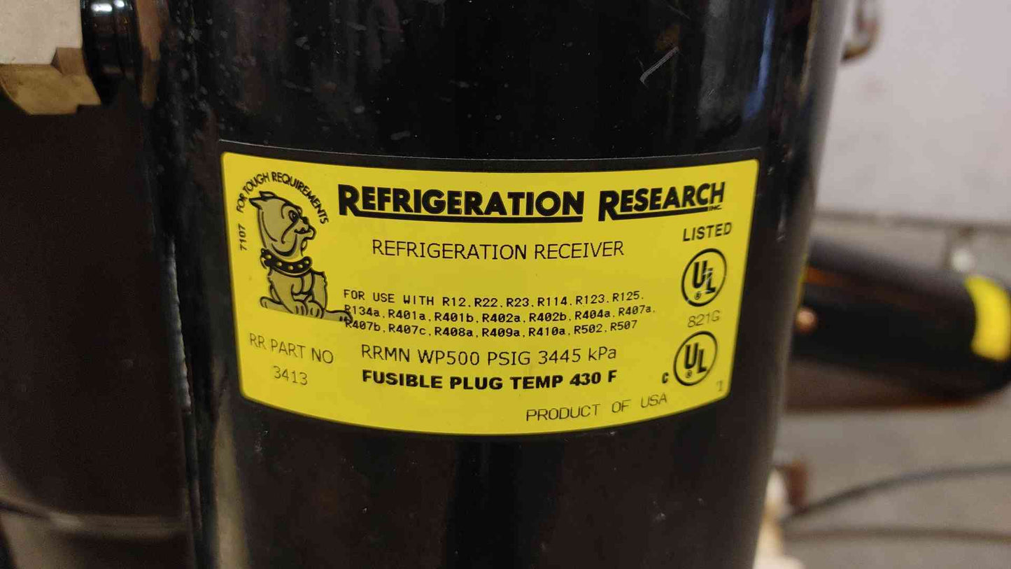 *Pickup Only* Refrigeration Research Refrigeration Receiver 3413(104272)