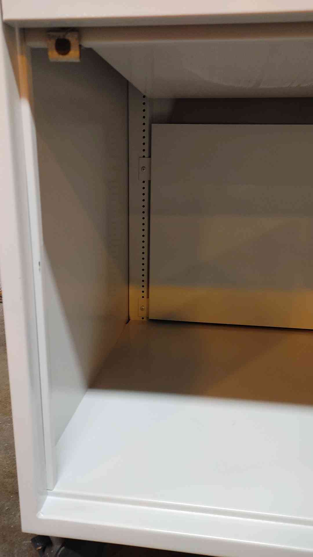 2' Rolling Metal Lab Cabinet with Epoxy Counter Top (SKU:104273)(104273)