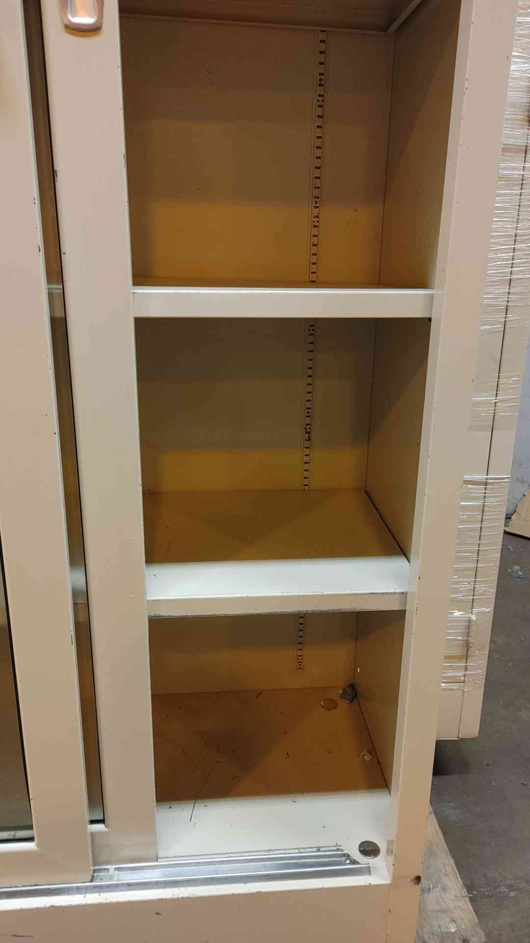 7' Tall Sliding Glass Door Storage Cabinet(104398)