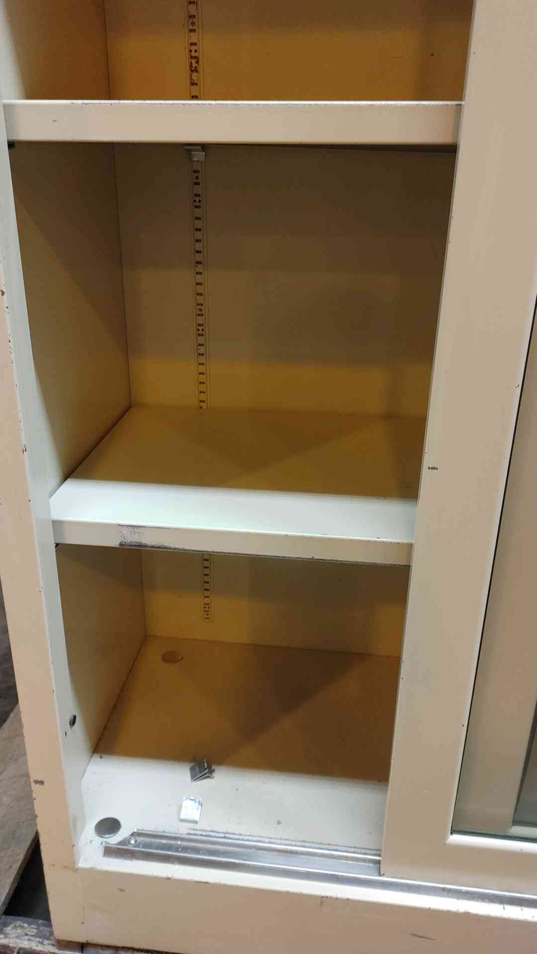 7' Tall Sliding Glass Door Storage Cabinet(104398)