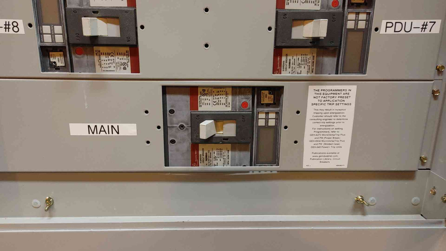 400A GE Spectra APNB Panelboard 480y/277V 4W 3PH 400A 303AJ148(104461)