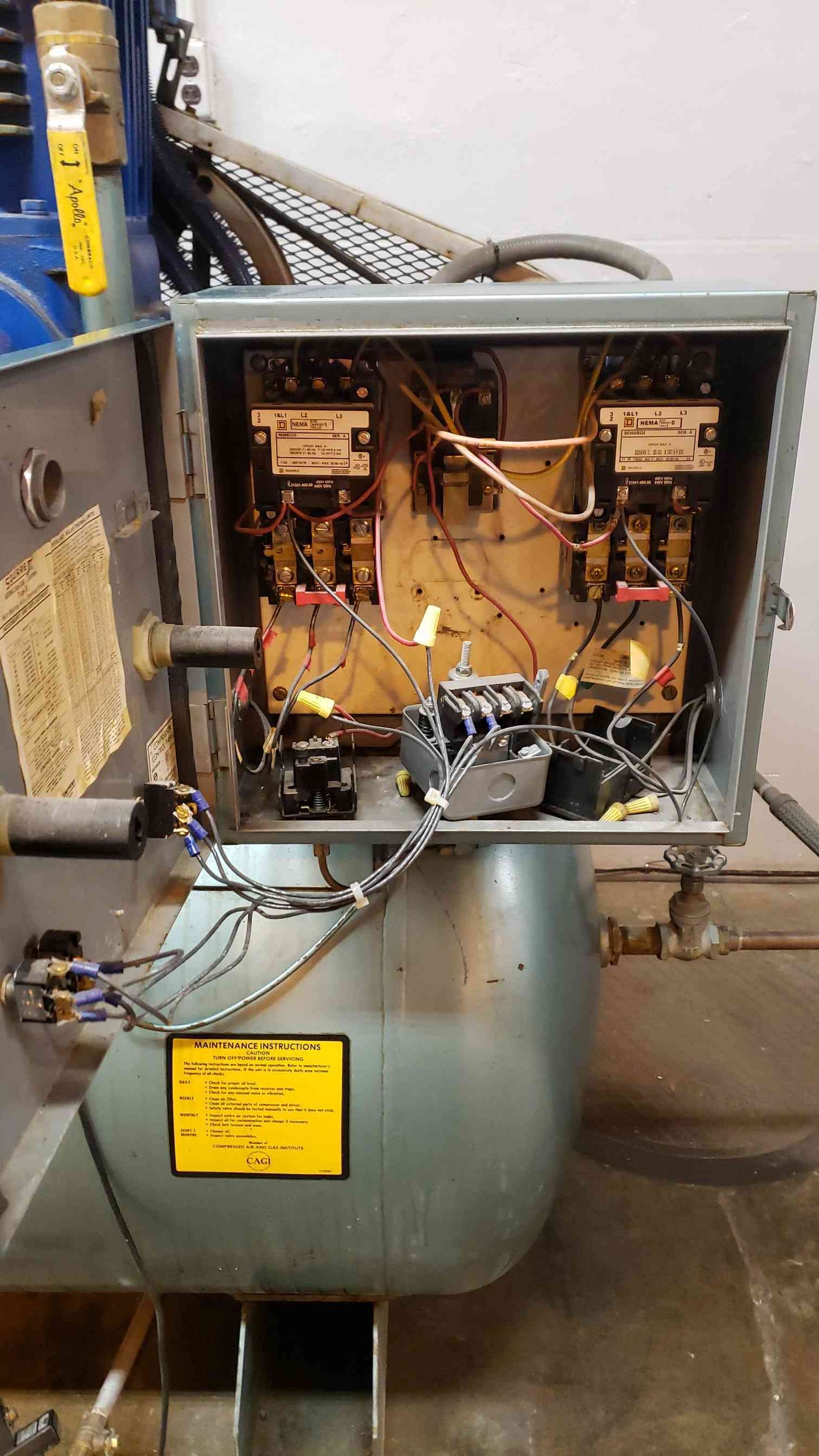Compressed Air & Gas Institute Large Air Compressor 200 PSI(104853)