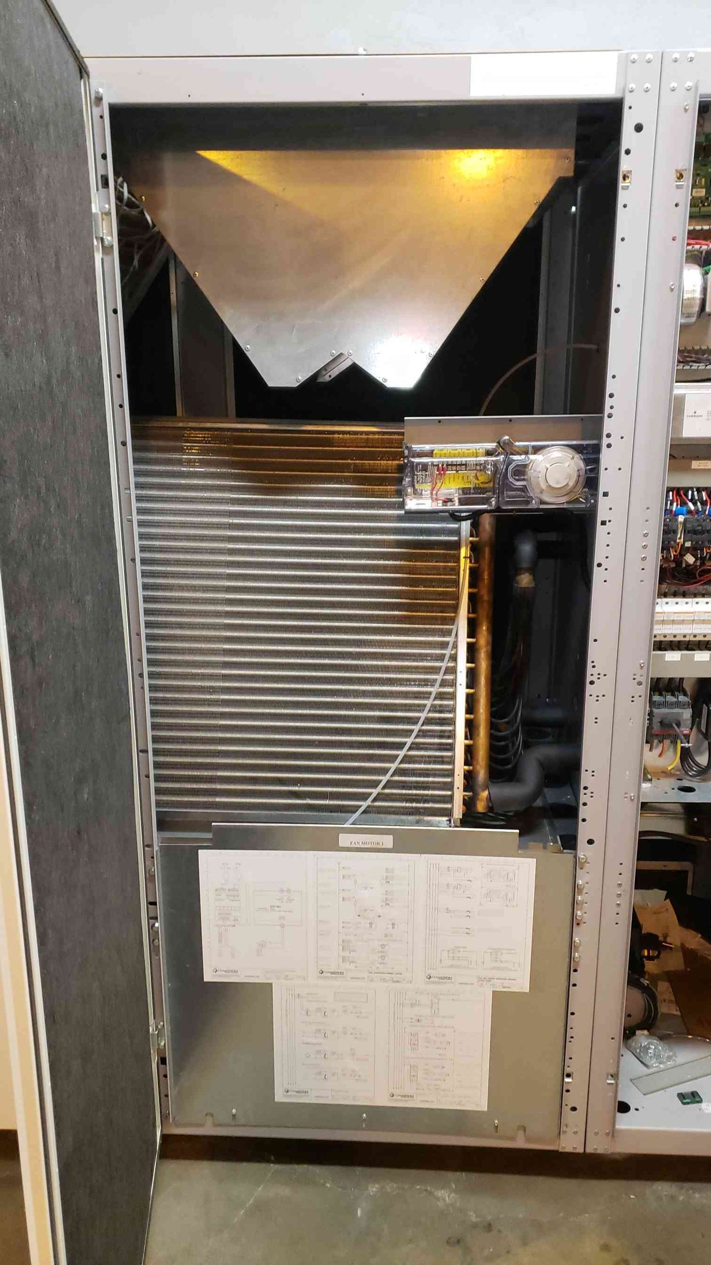 20 Ton ClimateWorx 460V CRAC Unit PAD065 & KM13 Air Cooled Condenser 1 Year of Use Installed '24