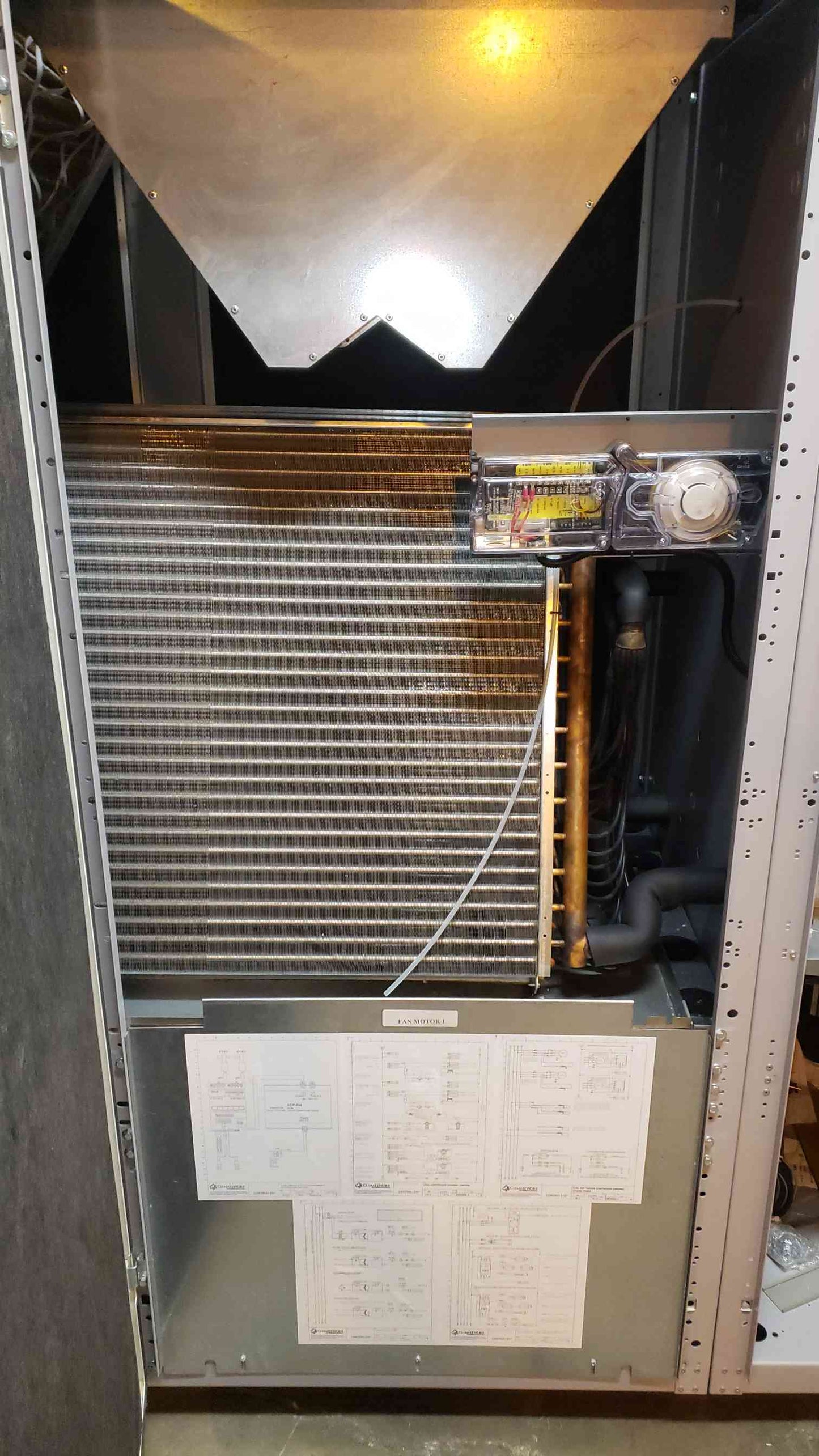 20 Ton ClimateWorx 460V CRAC Unit PAD065 & KM13 Air Cooled Condenser 1 Year of Use Installed '24