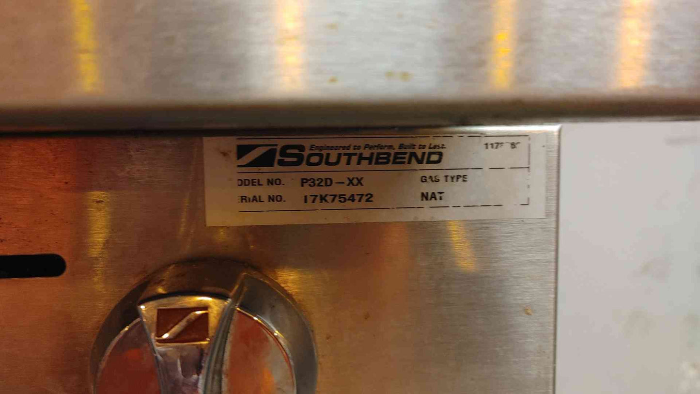 Southbend P32D-XX 32″ 4 Burner Gas Range w/ Standard Oven