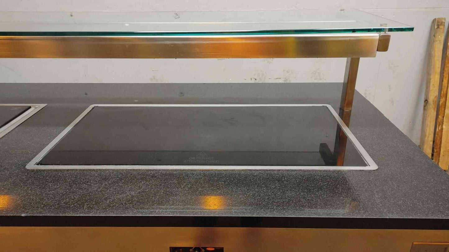 7'4" Hatco Glo-Ray Galley Heated Serving Station & Shelf
