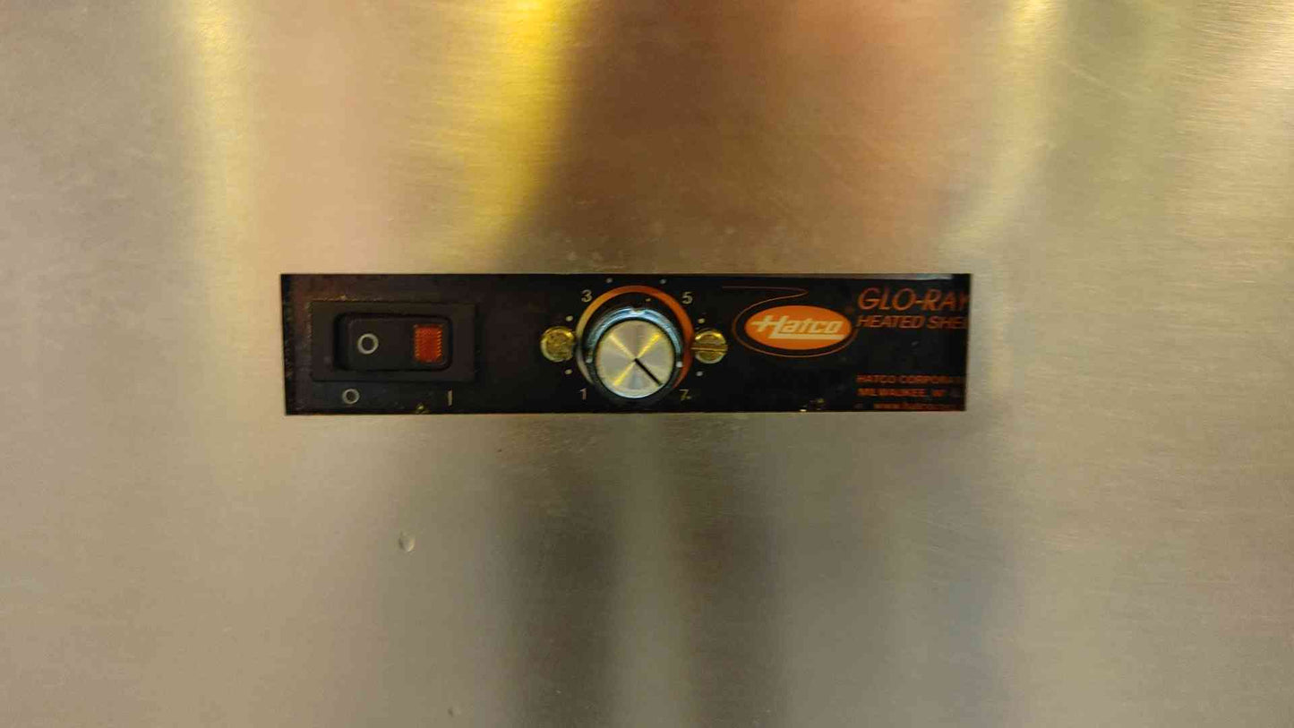 7'4" Hatco Glo-Ray Galley Heated Serving Station & Shelf
