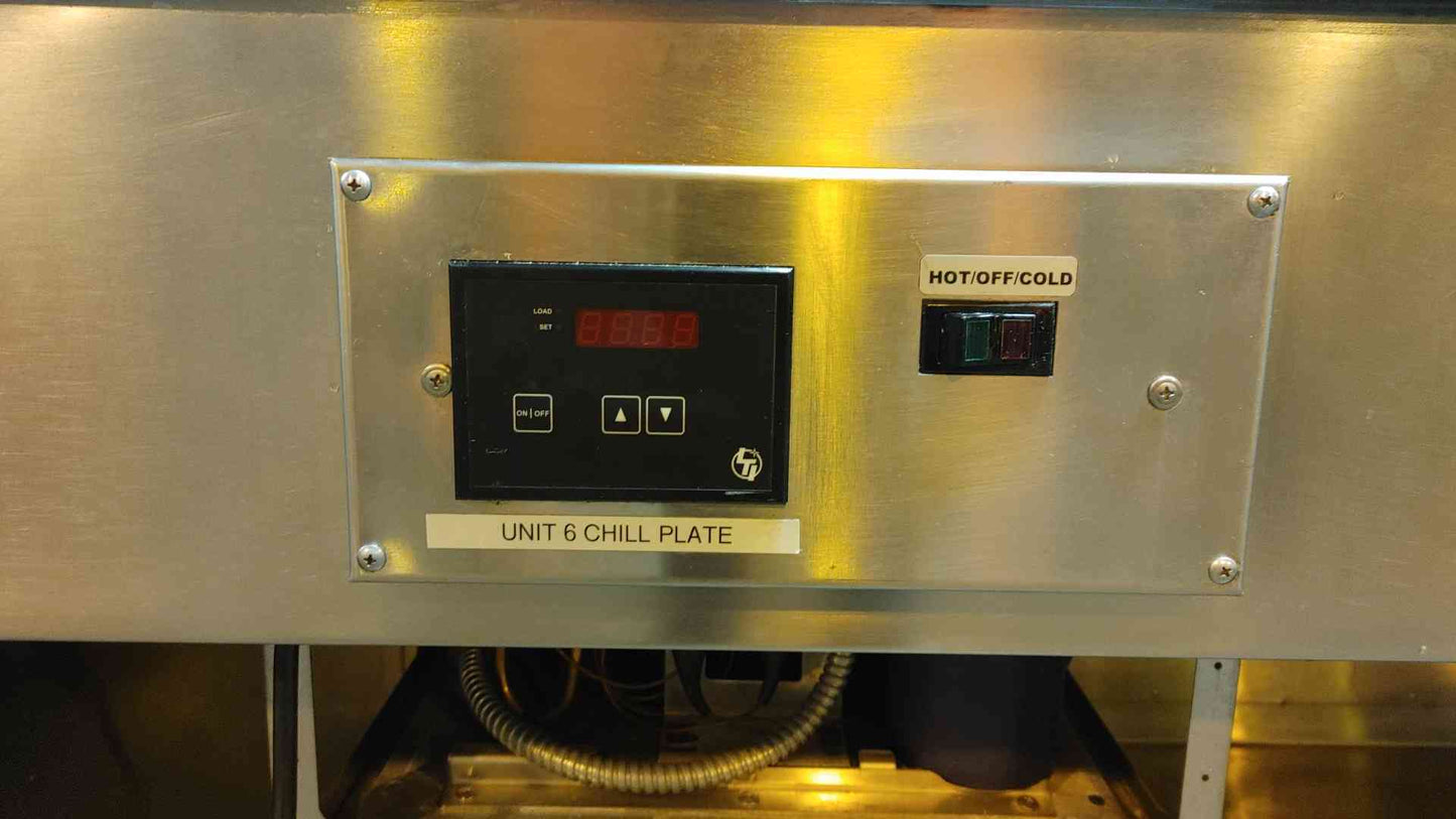 7'4" Hatco Glo-Ray Galley Heated Serving Station & Shelf