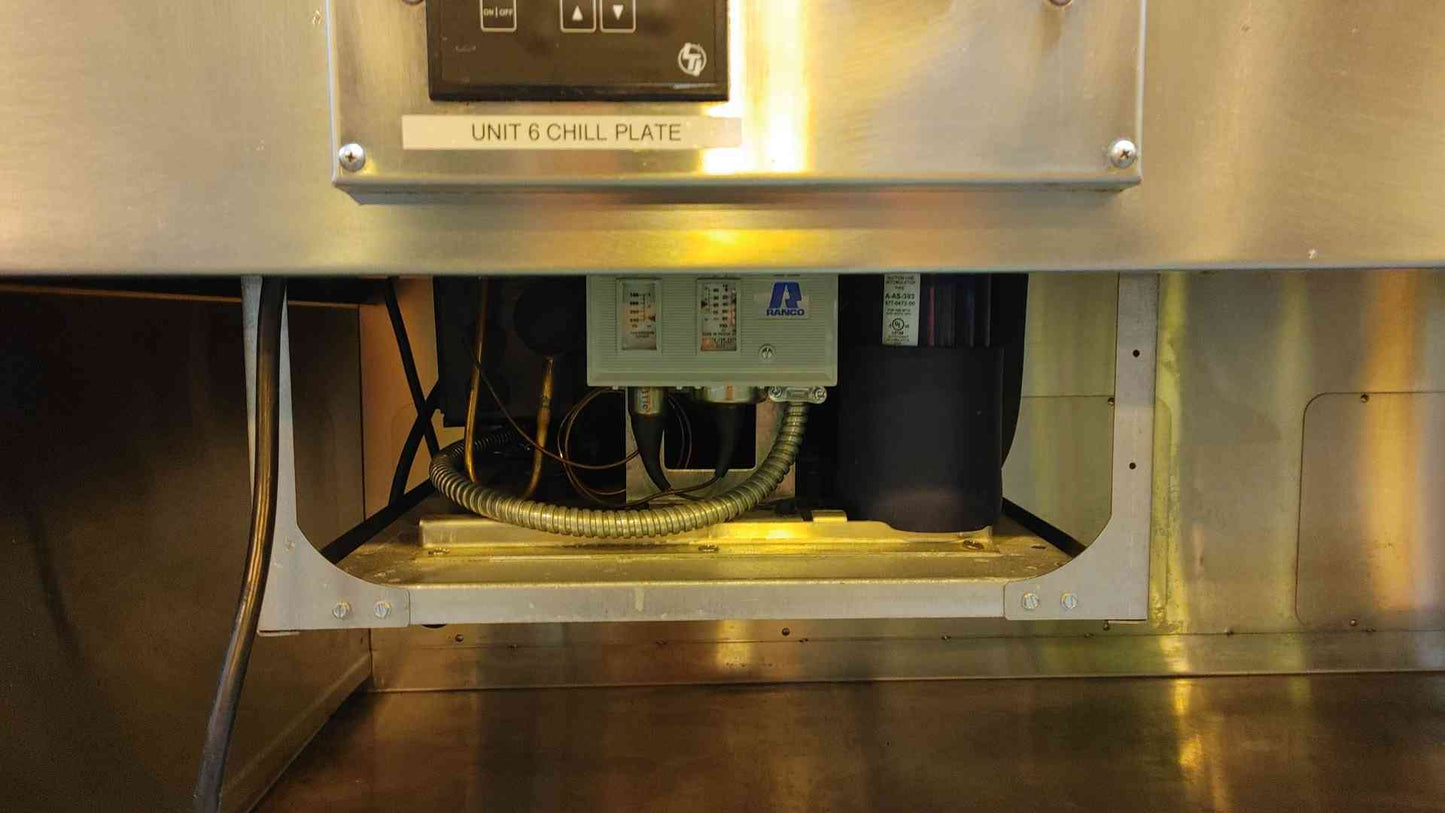 7'4" Hatco Glo-Ray Galley Heated Serving Station & Shelf