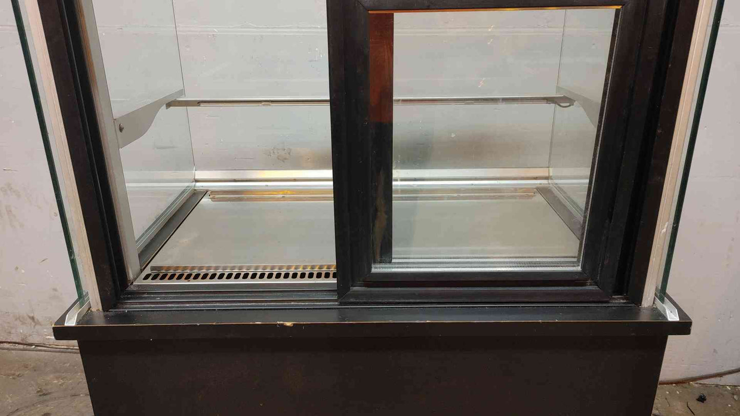 Stainless Steel Food Warmer Display Cafeteria Galley 38"x27"x56"
