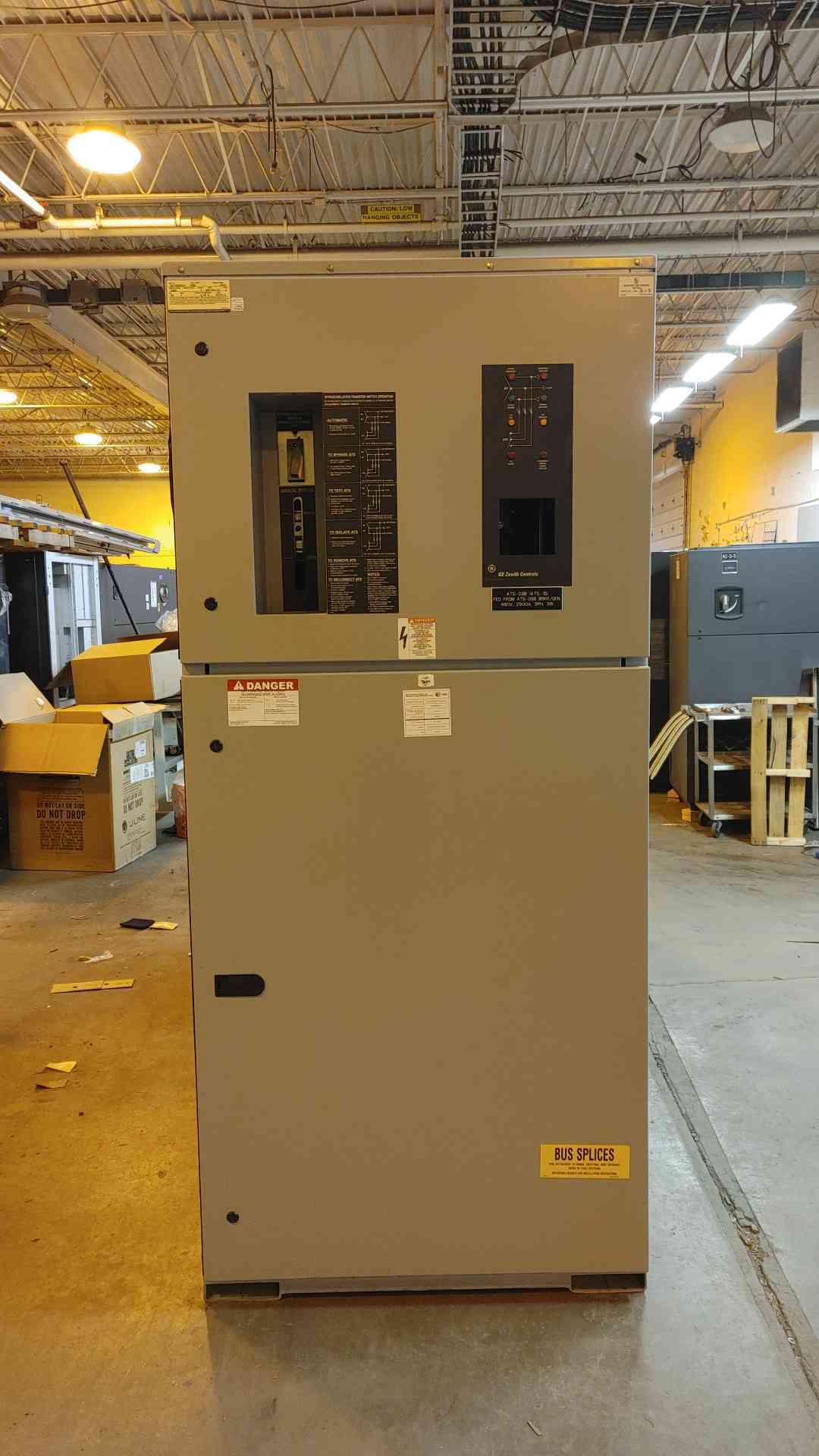 2000A 2500A GE Zenith ATS 480V 3Ph 3W Automatic Transfer Switch-92101