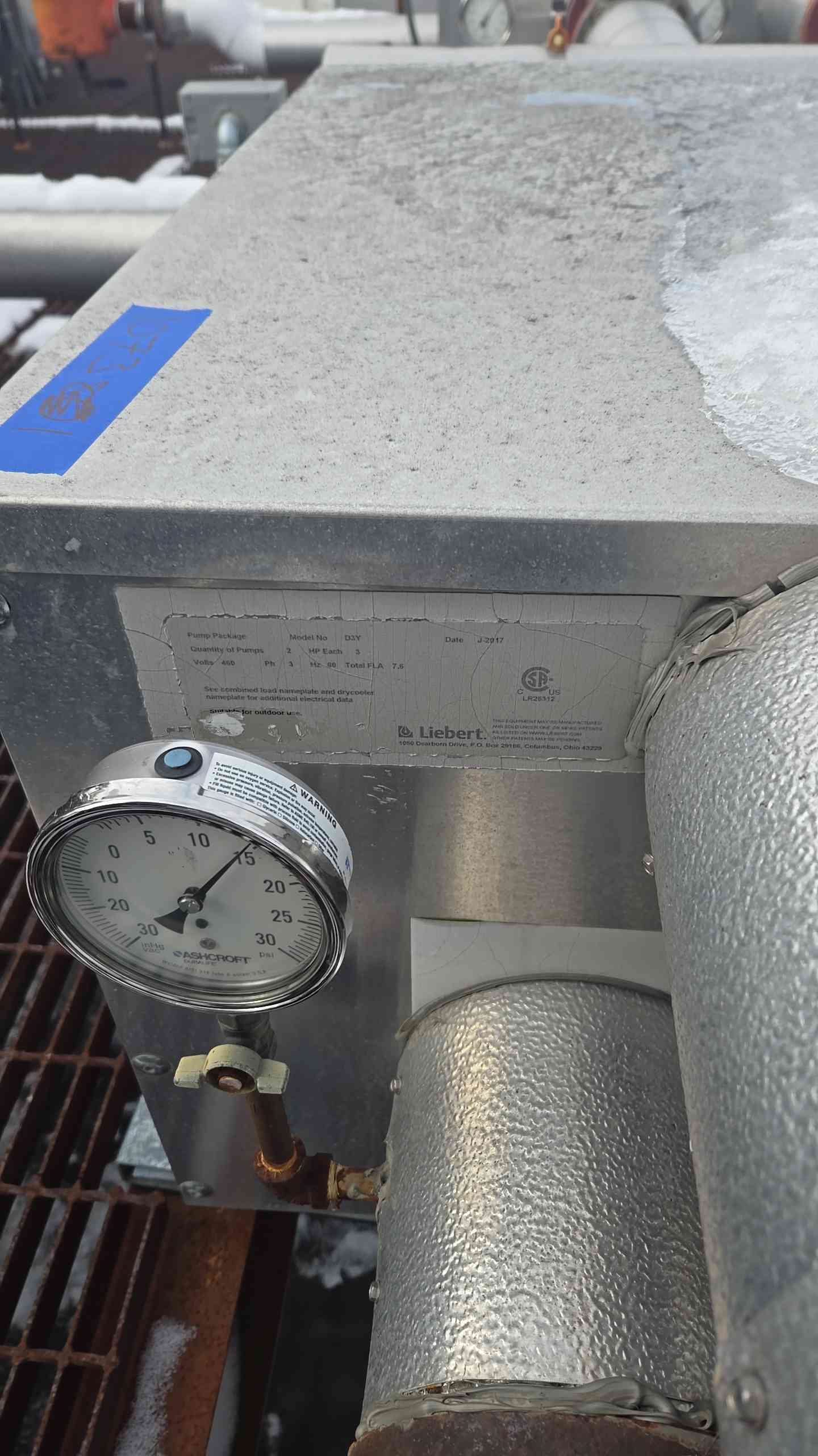 Liebert D3Y Pump Package 480V 3Phase '17