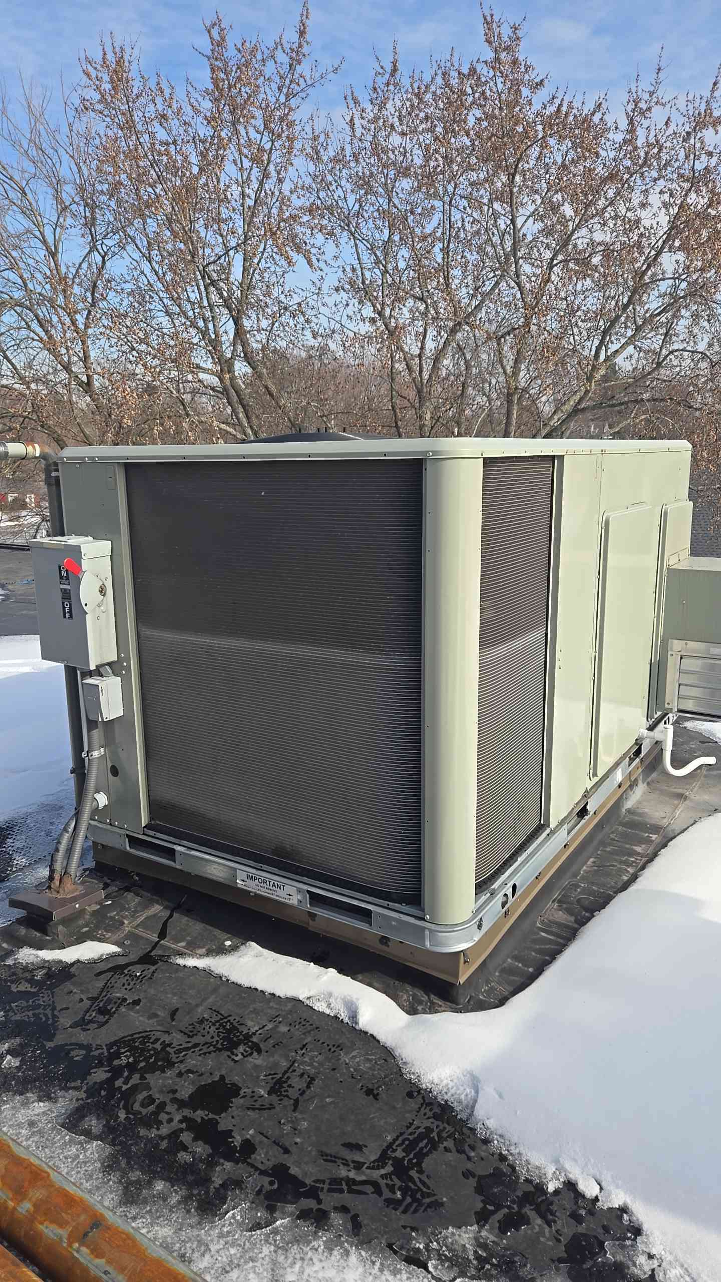 Trane 7.5 Ton Packaged RTU A/C Precedent Cooling Gas/Electric Heat Pump '20 208v 3PH (107387)