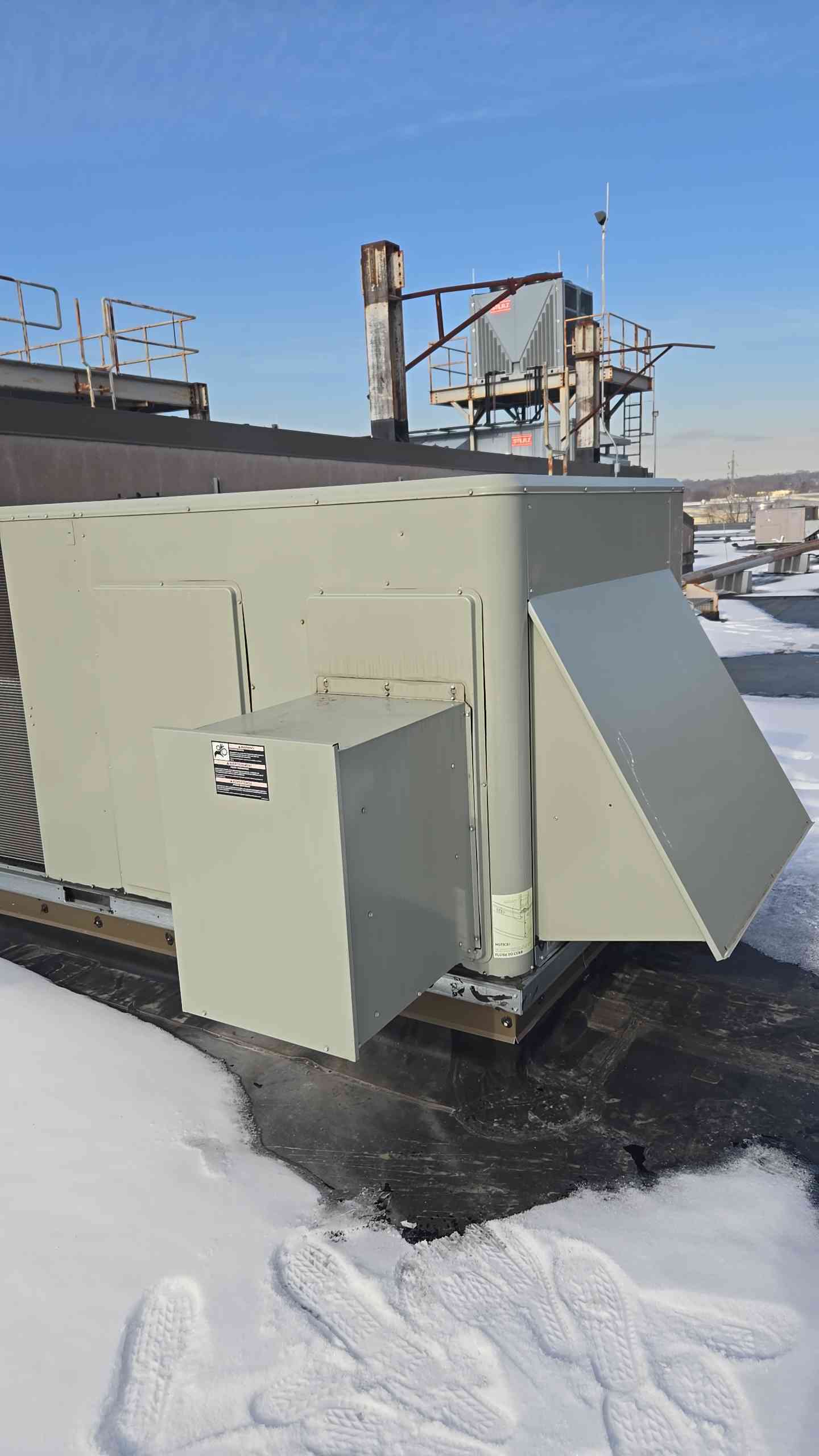 Trane 7.5 Ton Packaged RTU A/C Precedent Cooling Gas/Electric Heat Pump '20 208v 3PH (107387)