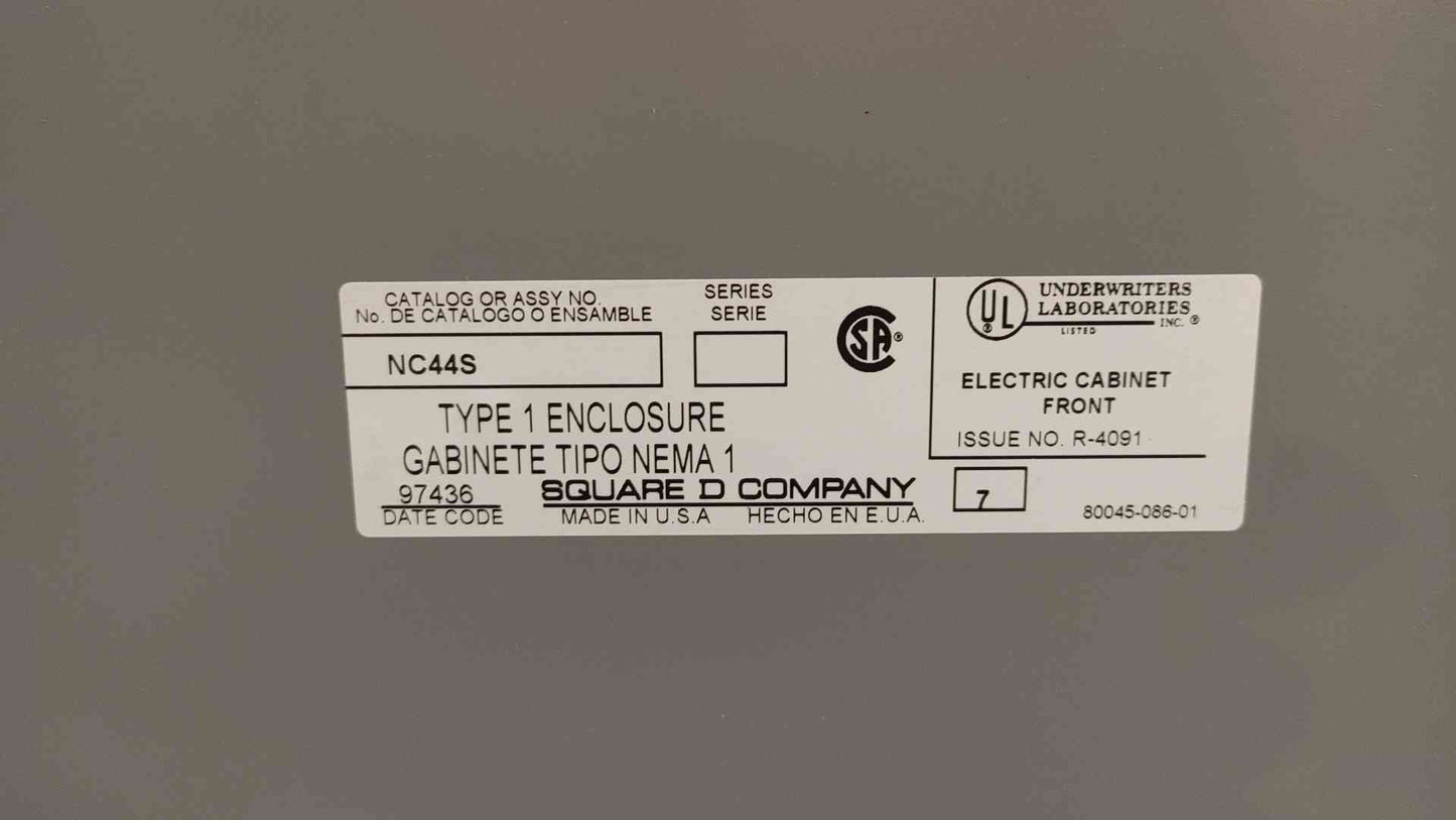 Square D NF Panelboard 250A 600Y/240VAC 3PH 4W 12109693840060001