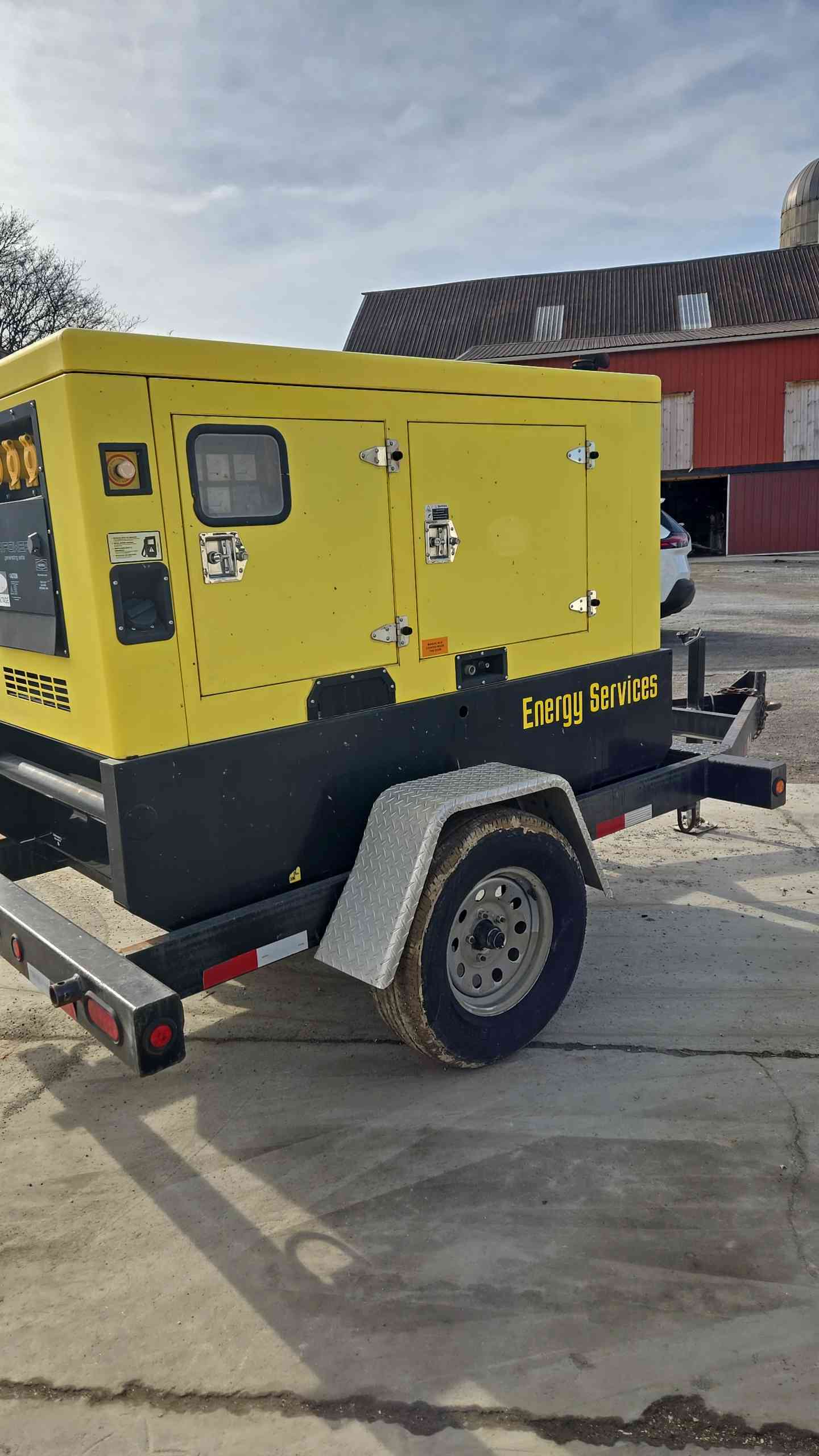 16.6KW/21KW HighPower Generator Trailerized 16,426 Hours LOAD TESTED '13