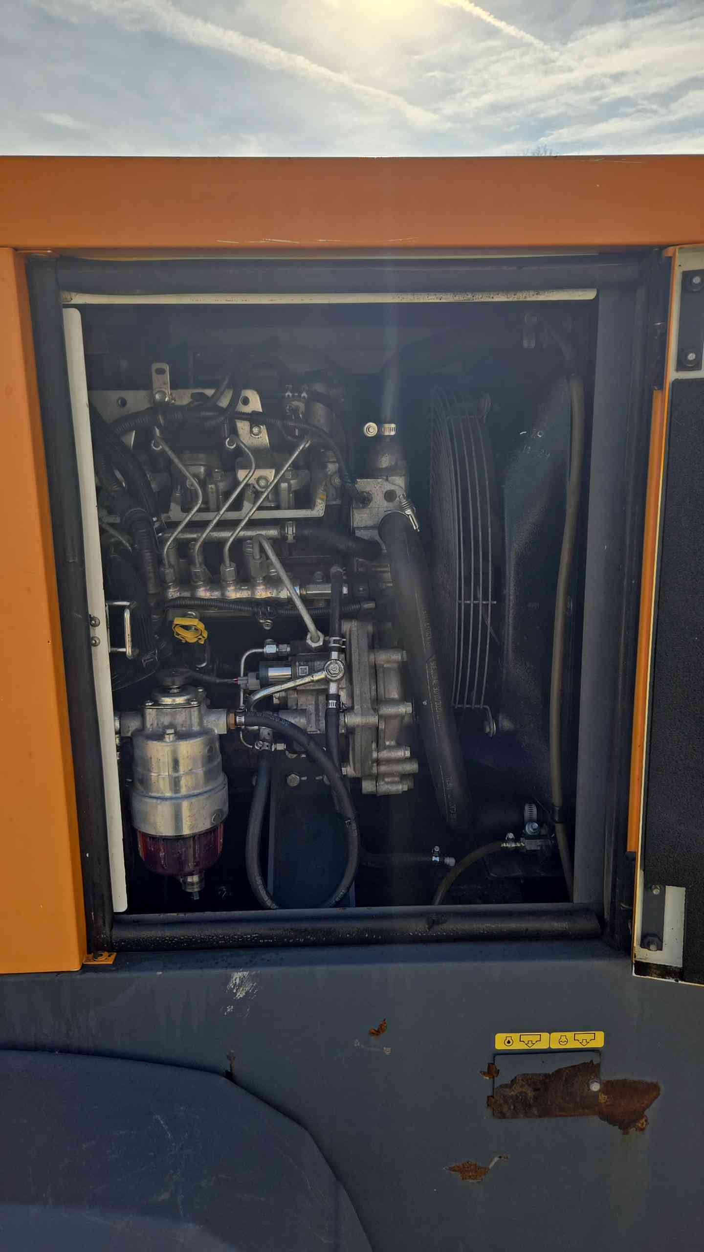 16KW 20KW QAS25 Atlas Copco Diesel Towable Generator 1&3PH 9033Hrs LOAD TESTED '17