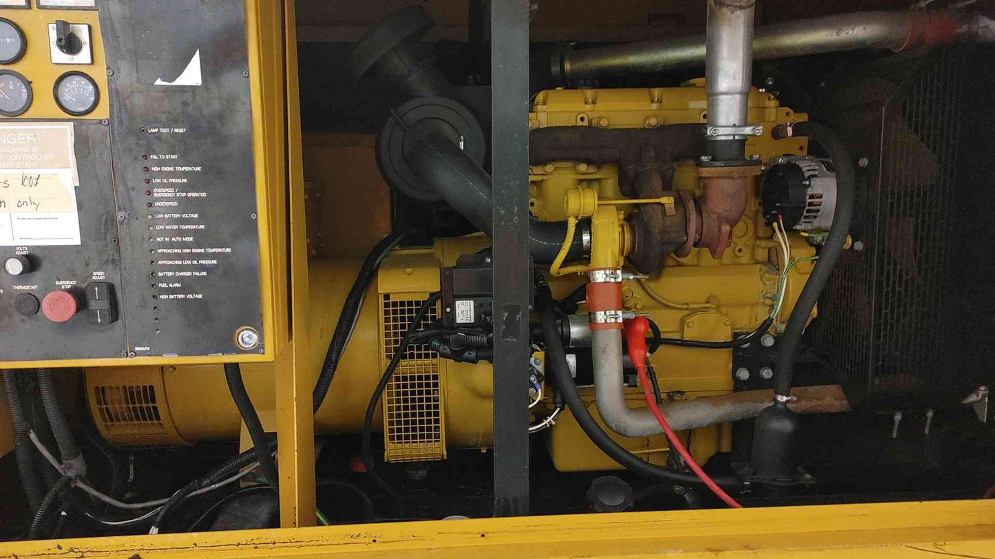 60KW Caterpillar Olympian Generator 1401Hrs 1PH Diesel 4001E C4.4 TESTED