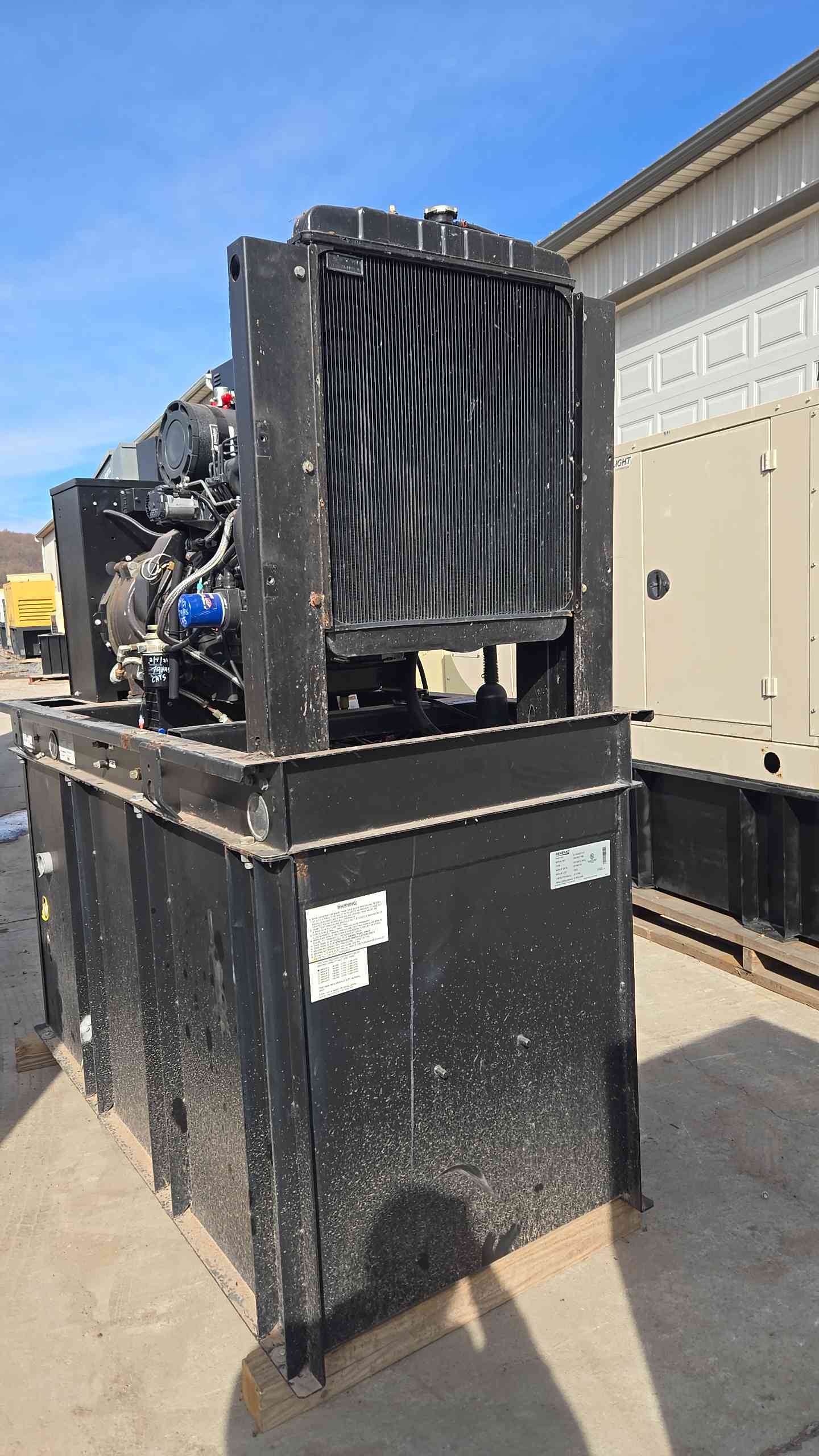 25KW Generac Cummins A2400 1PH Diesel Generator 146Hrs TESTED '18