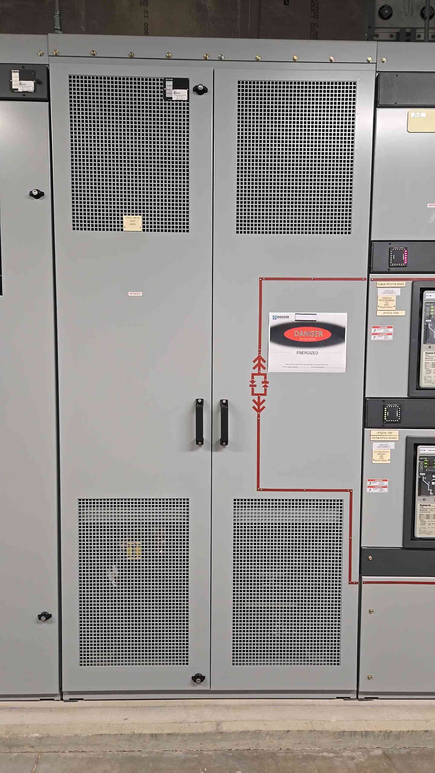 4000A Cutler Hammer Switchgear Transformer & Sys Bypass 7 Section MDS840 MDS816 (107636)