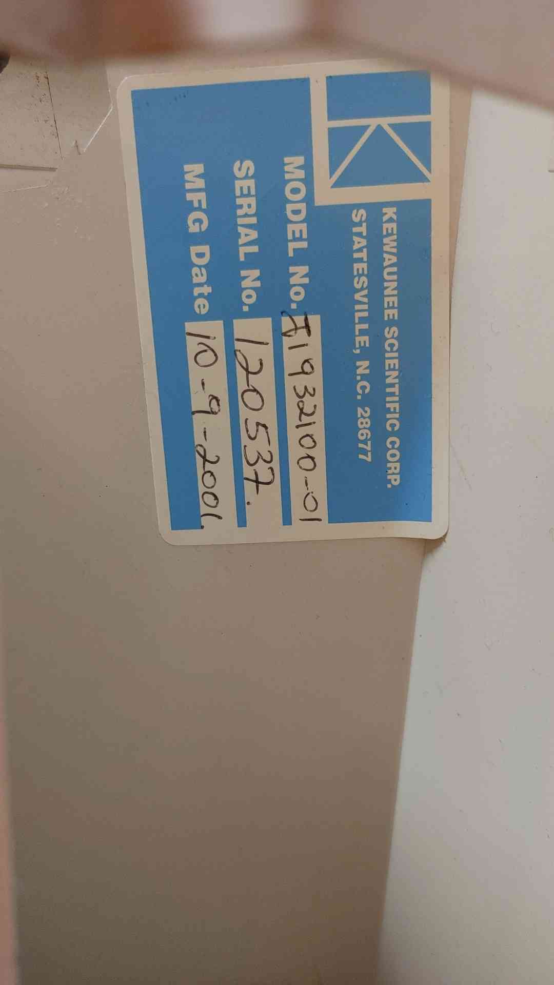 AS-IS 10' Kewaunee Fume Hood Chemical Ducted Hood AS-IS