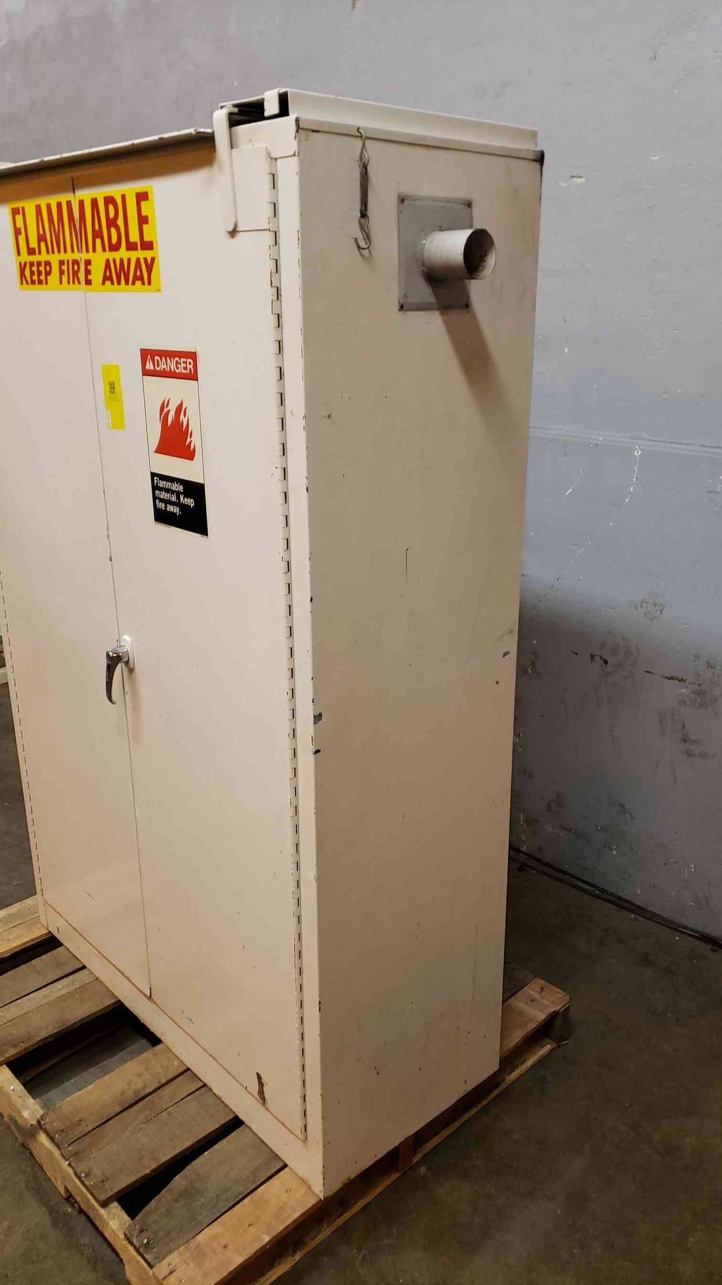 White 43" Flammable Safety Storage Cabinet (SKU: 108005)