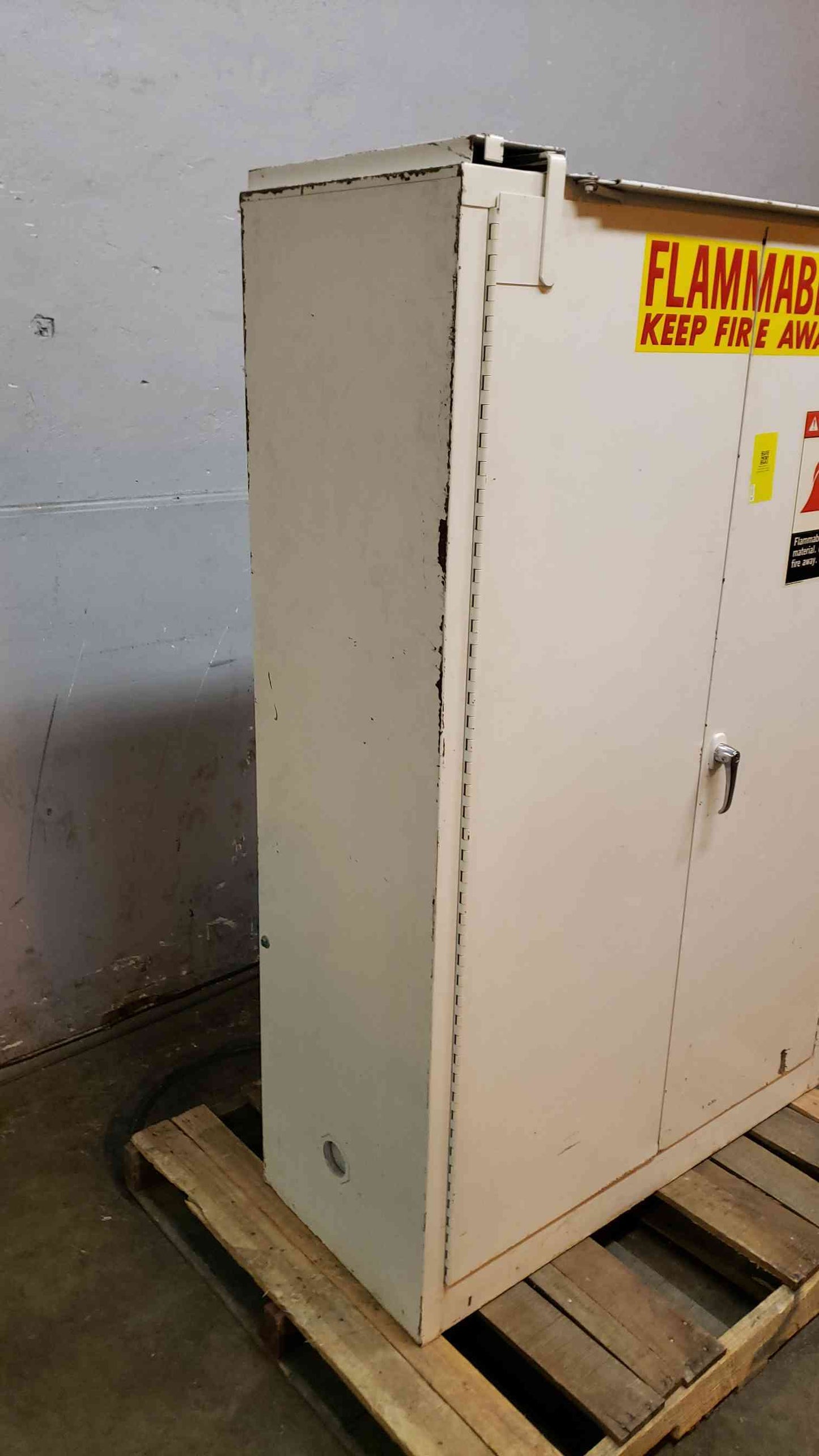 White 43" Flammable Safety Storage Cabinet (SKU: 108005)