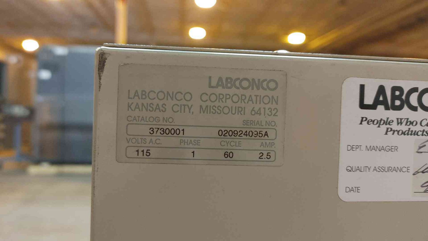 3' Labconco Bench Fume Hood BSC Biosafety 115VAC 1PH 2.5A 3730001