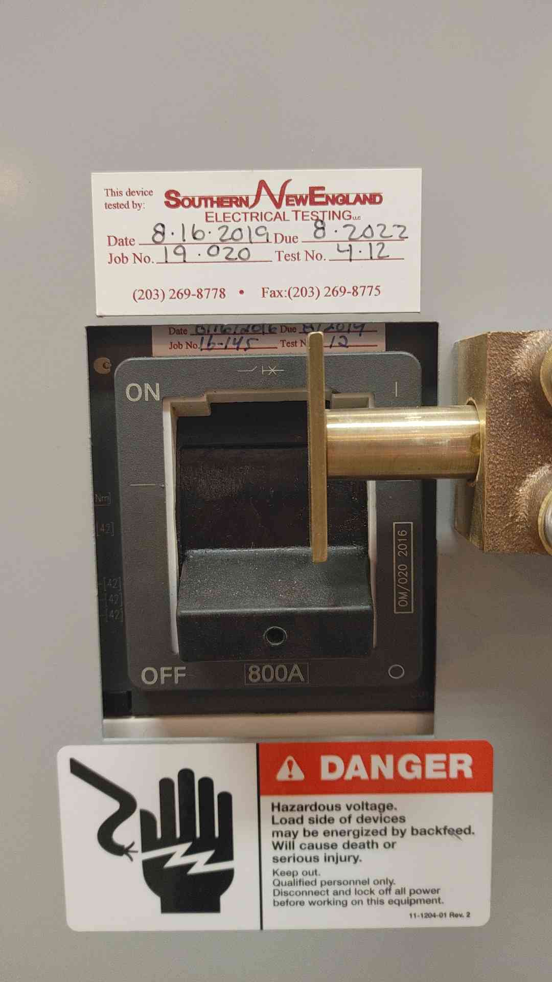 800A Siemens 2 Section Switchboard 480Y/277V 4W 2x 800A Main & 10x 350A Distribution