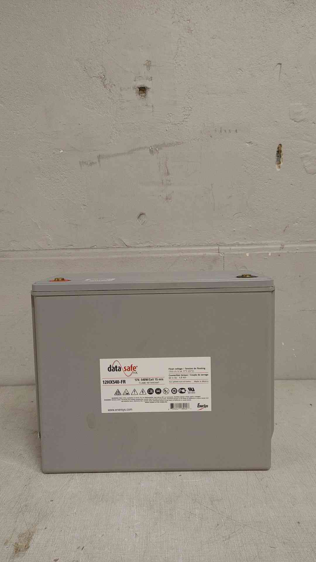 Data Safe Lead Acid Battery 12V 540W/Cell 12HX540-FR 2021 119 Amp GOOD TESTED