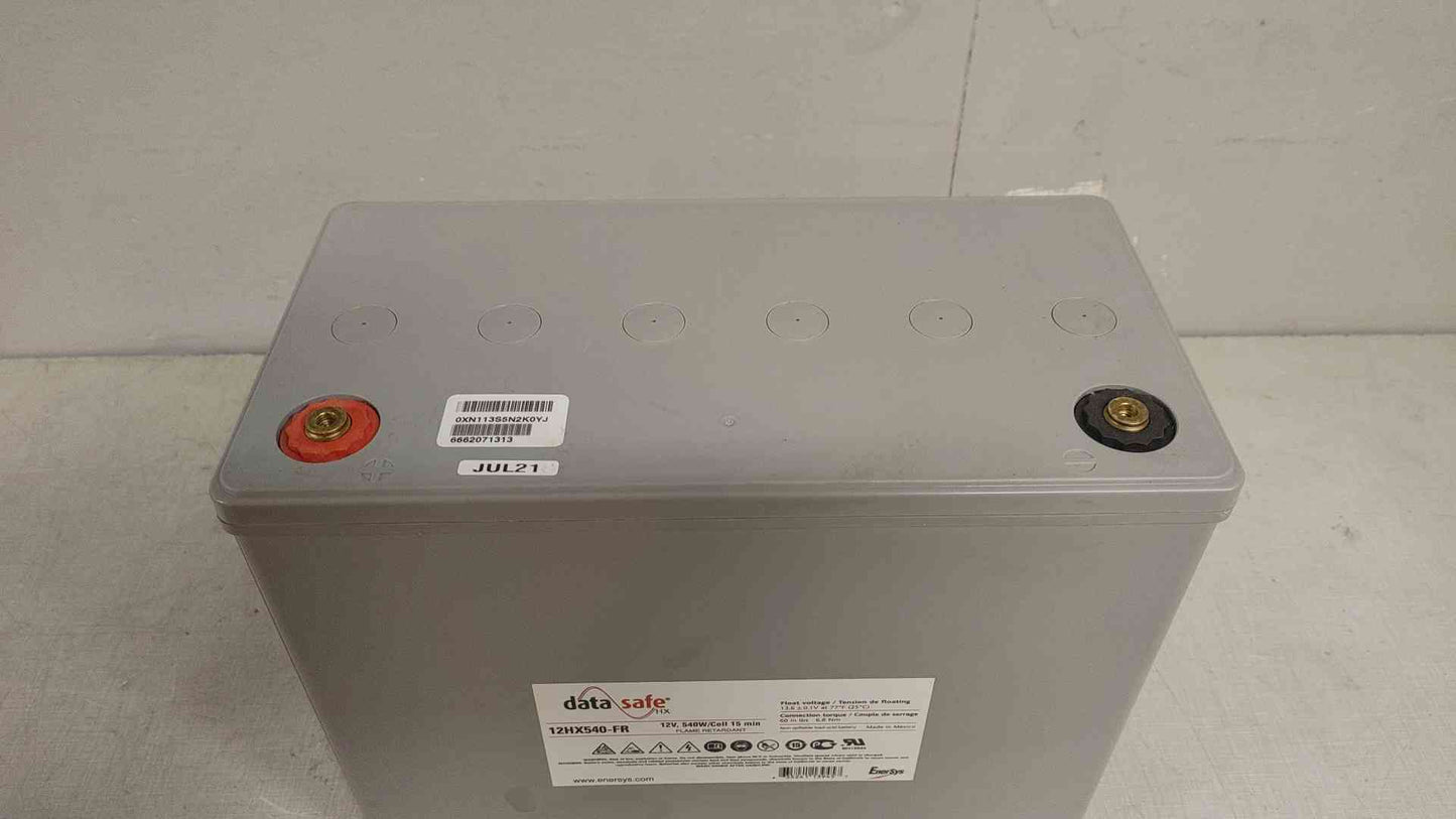 Data Safe Lead Acid Battery 12V 540W/Cell 12HX540-FR 2021 119 Amp GOOD TESTED