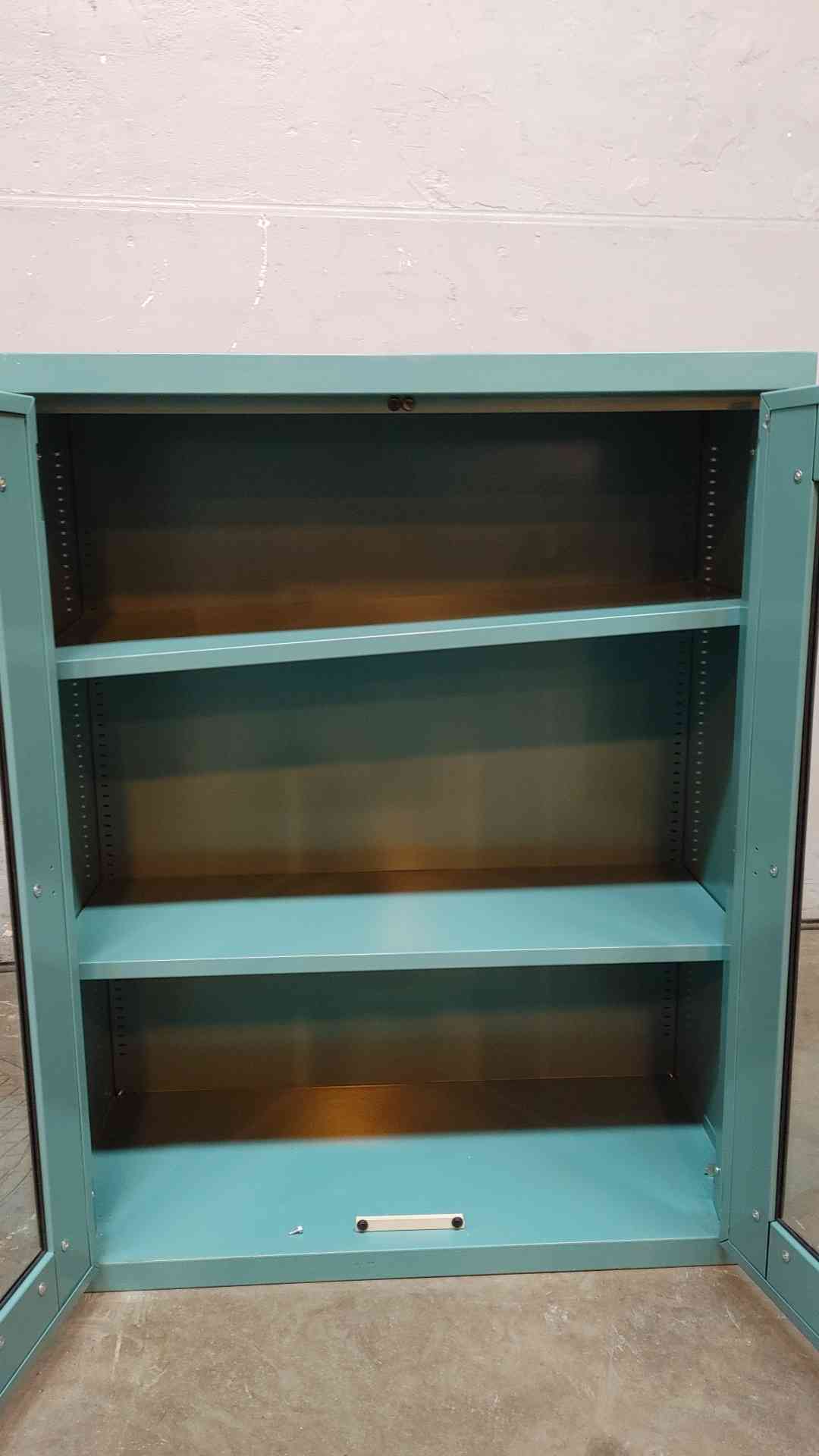 30" Duralab Dual Glass Doors Overhead Casework (108336)