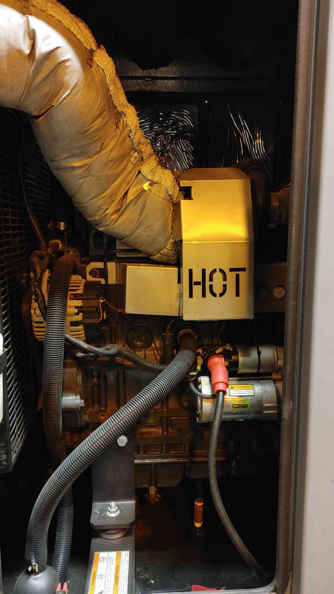 15KW Generac Generator 120/240V 1PH 168Hrs Diesel SD15 LOAD TESTED (108311)