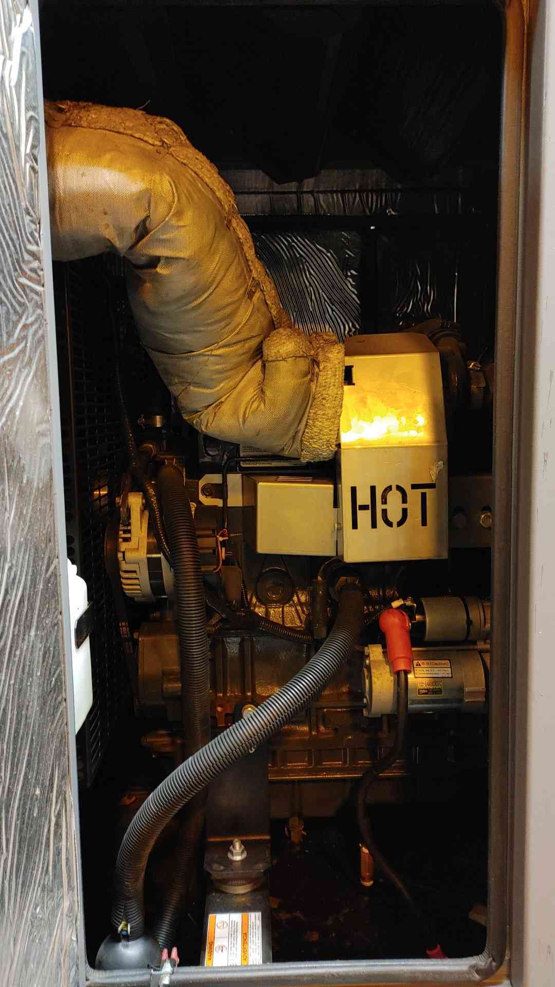 15KW Generac Generator 120/240V 1PH 177Hrs Diesel SD15 LOAD TESTED (108314)