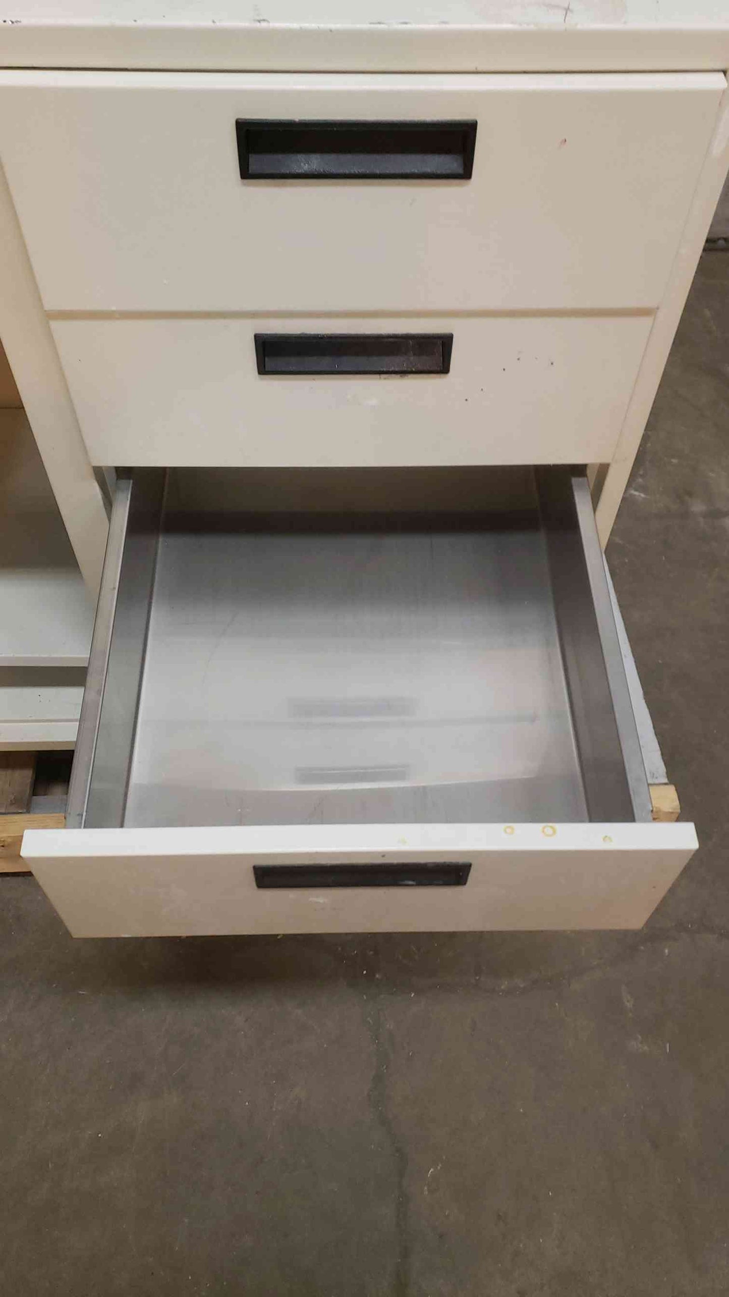 3' Recessed White Mixed Casework (SKU: 108365)