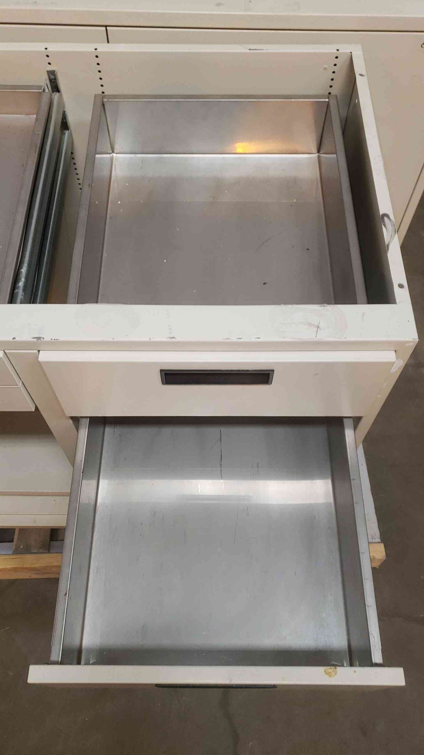 3' Recessed White Mixed Casework (SKU: 108365)