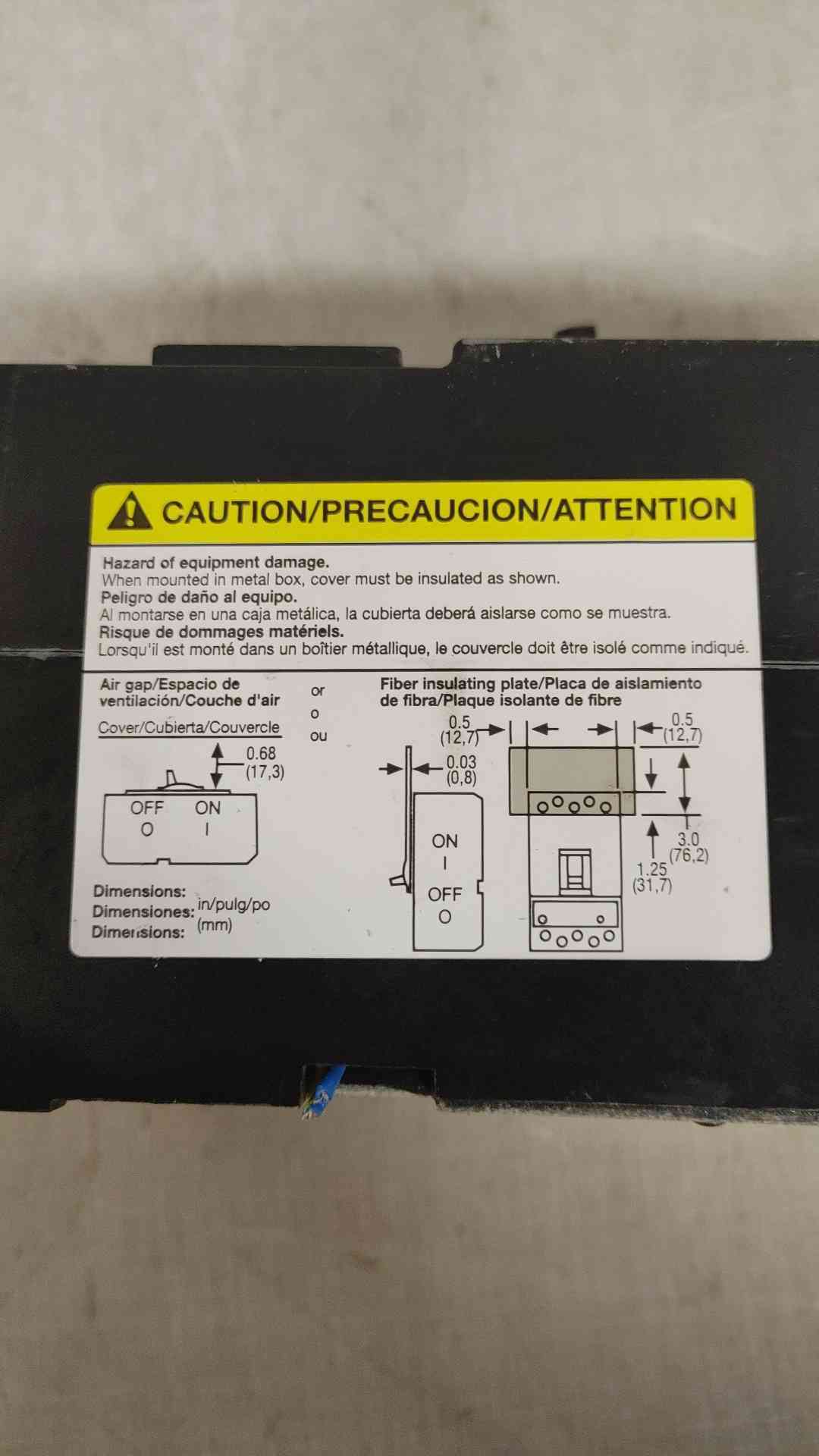 Square D 200A 3 Pole Breaker KHF3620022DC2315 (SKU: 108464)