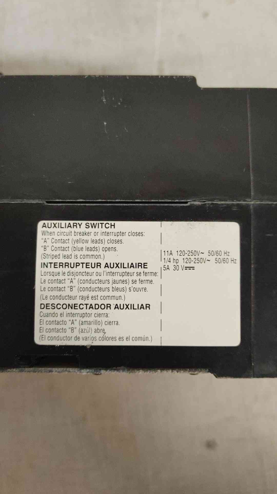 Square D 200A 3 Pole Breaker KHF3620022DC2315 (SKU: 108464)