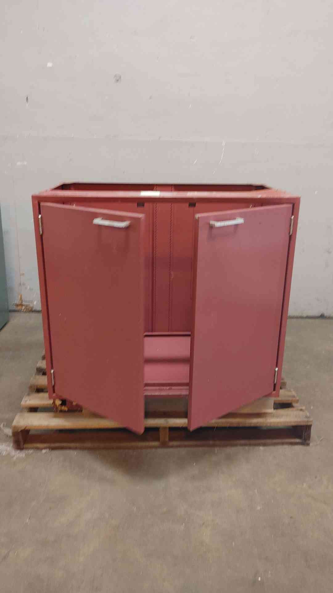 Hamilton 3' Metal Casework Cabinet Base with Doors (108580)