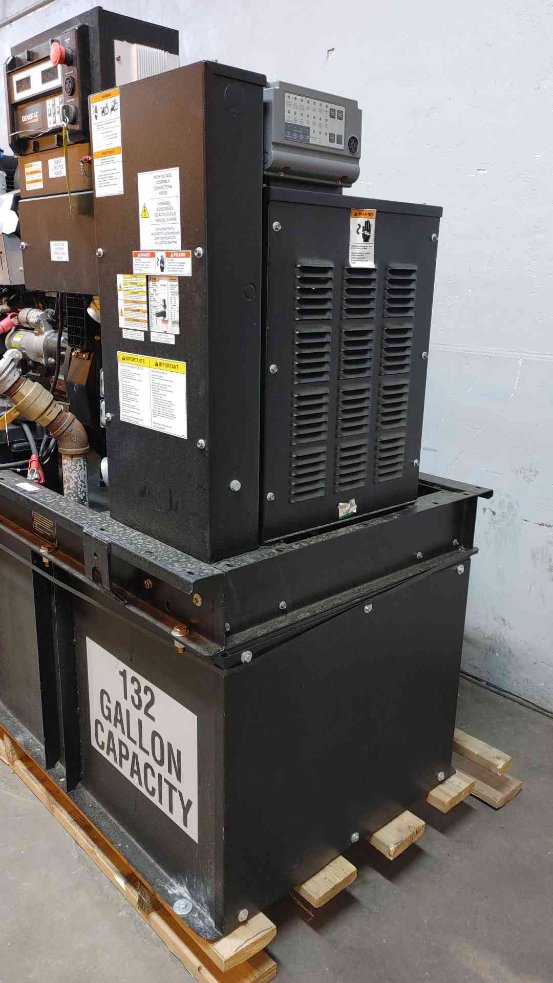 30KW Generac Diesel Generator 1PH 2Hrs 2015 LOAD TESTED (SKU: 108591)