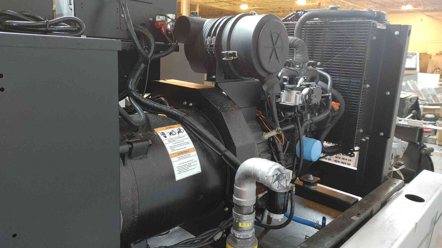 30KW Generac Diesel Generator 1PH 2Hrs 2015 LOAD TESTED (SKU: 108591)