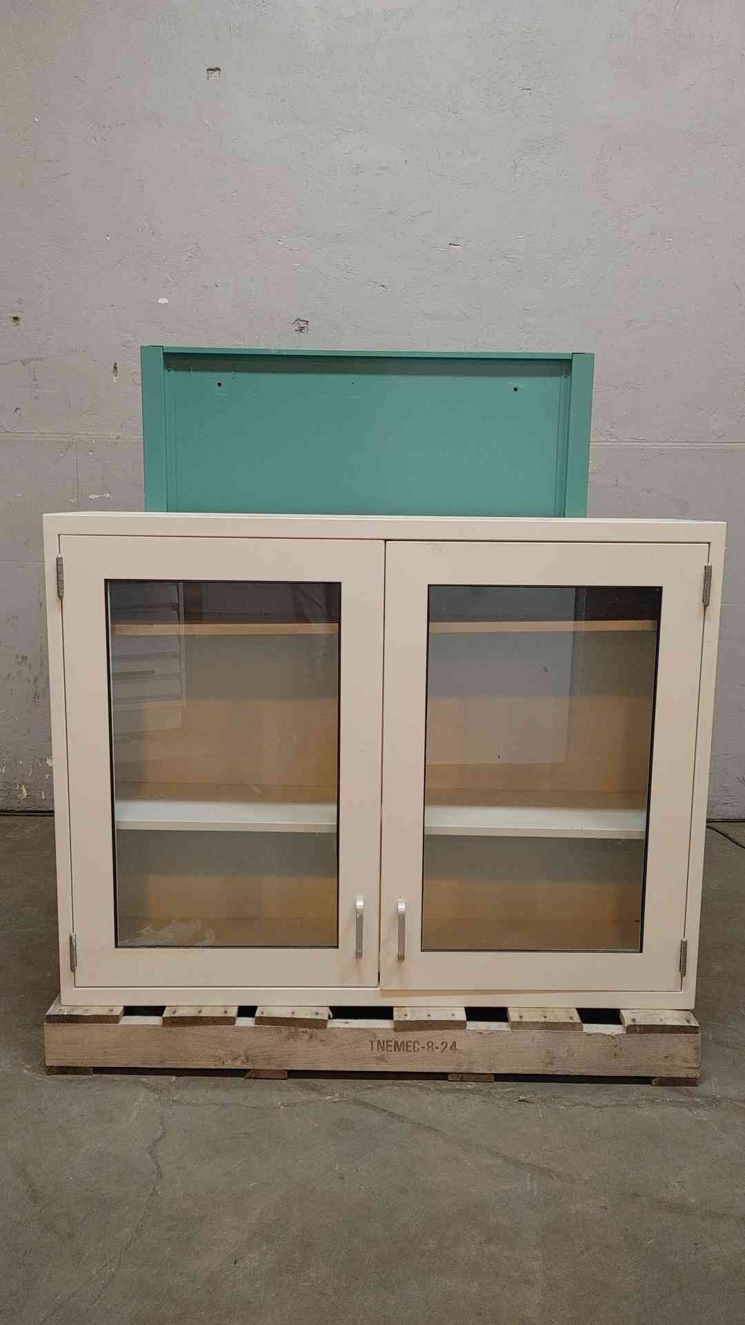 4' Duralab Dual Glass Door Overhead Casework (108701)