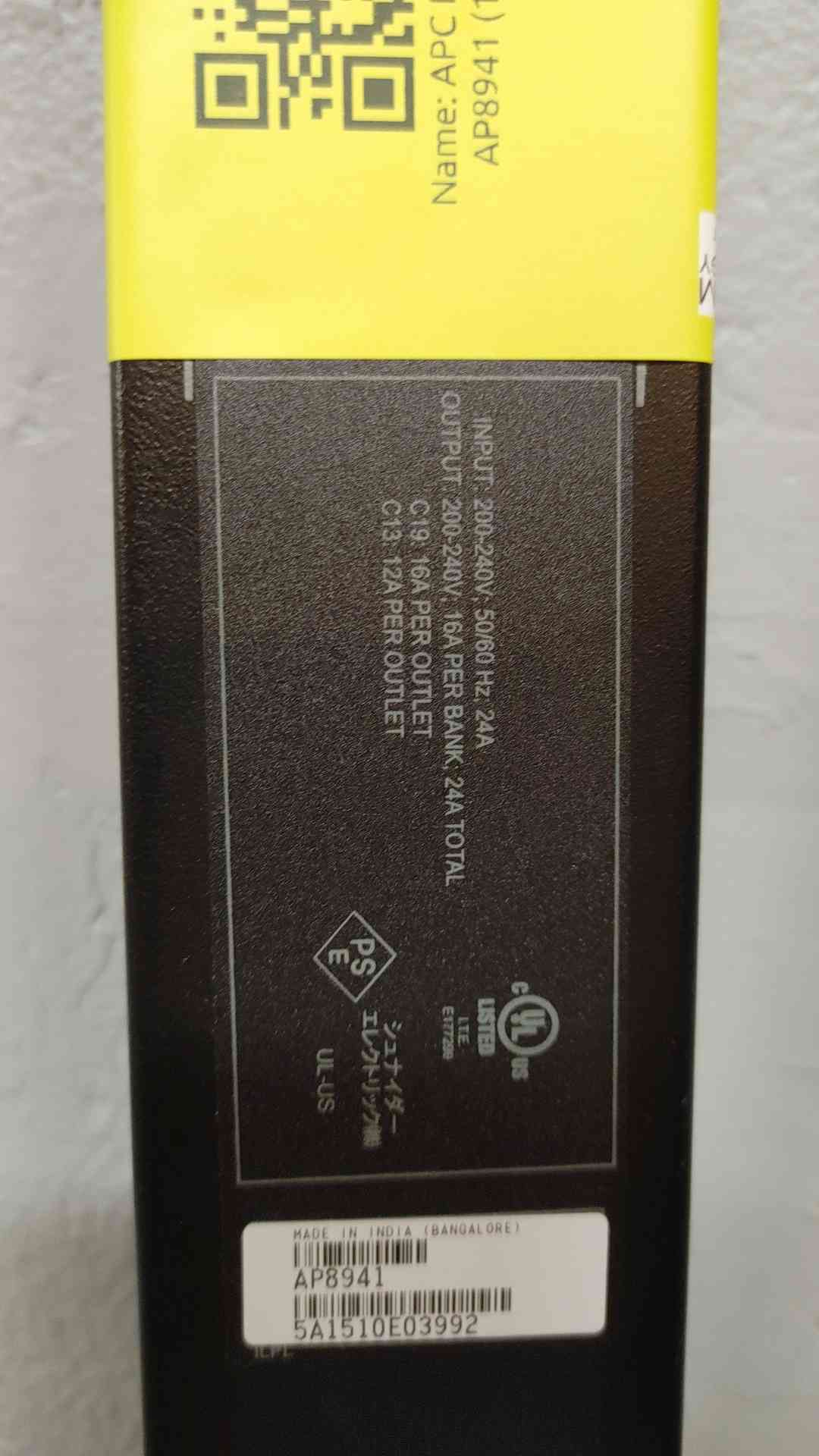 Apc AP8941 Rack PDU 2G, Switched, ZeroU, 30A, 200/208V, (21) C13 & (3) C19 (108774)