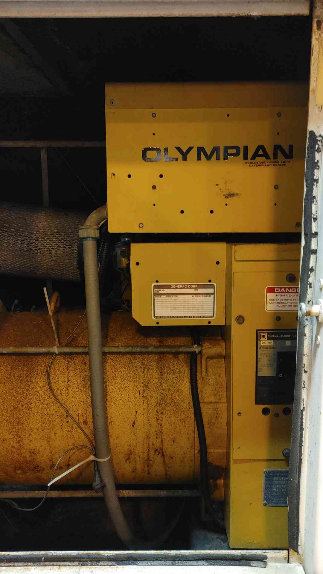 40KW Cat 3054 Generator 1PH 982Hrs Diesel 93A03619-S LOAD TESTED (108782)