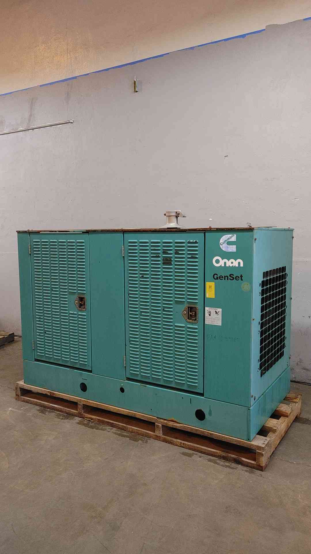 65KW Onan Ford Generator 1PH/3PH 1068Hrs Nat Gas LP '99 LOAD TESTED (108783)