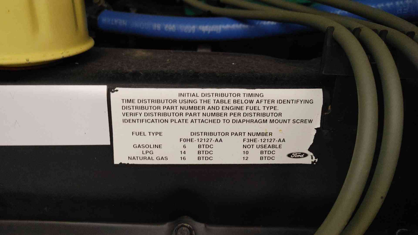 65KW Onan Ford Generator 1PH/3PH 1068Hrs Nat Gas LP '99 LOAD TESTED (108783)